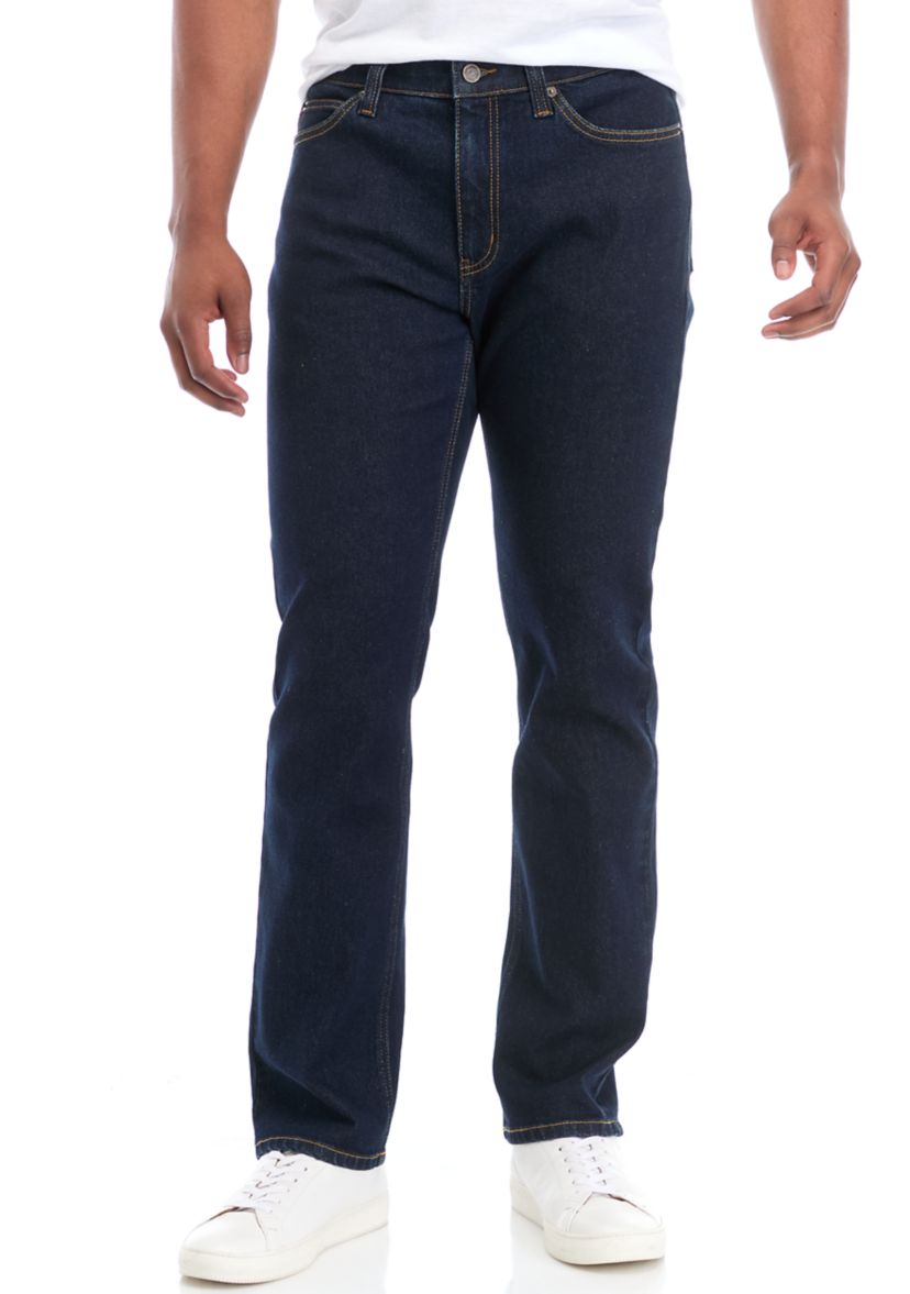 Rinse Wash Straight Jeans 