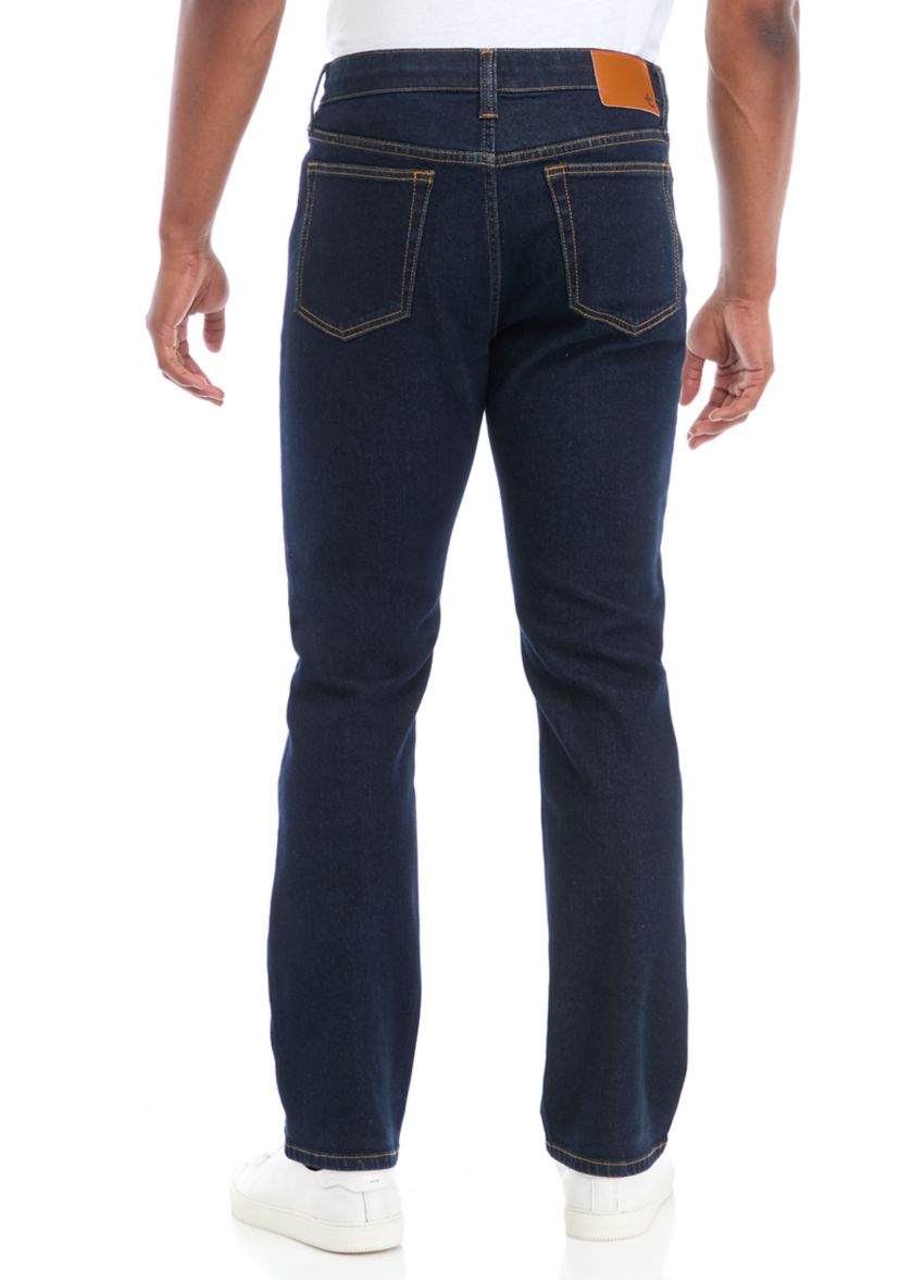 Rinse Wash Straight Jeans 