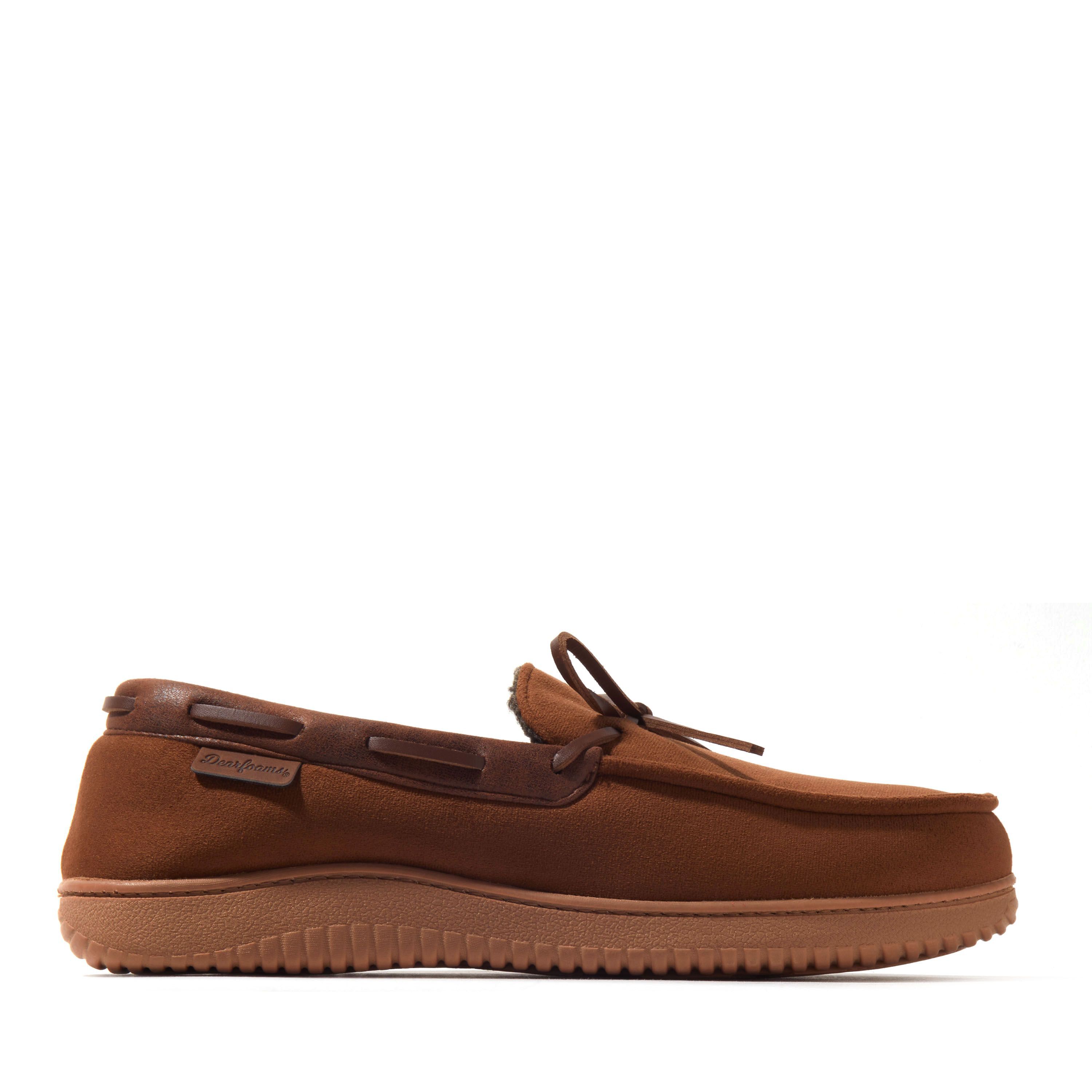 Pierce Microsuede Moc with Tie