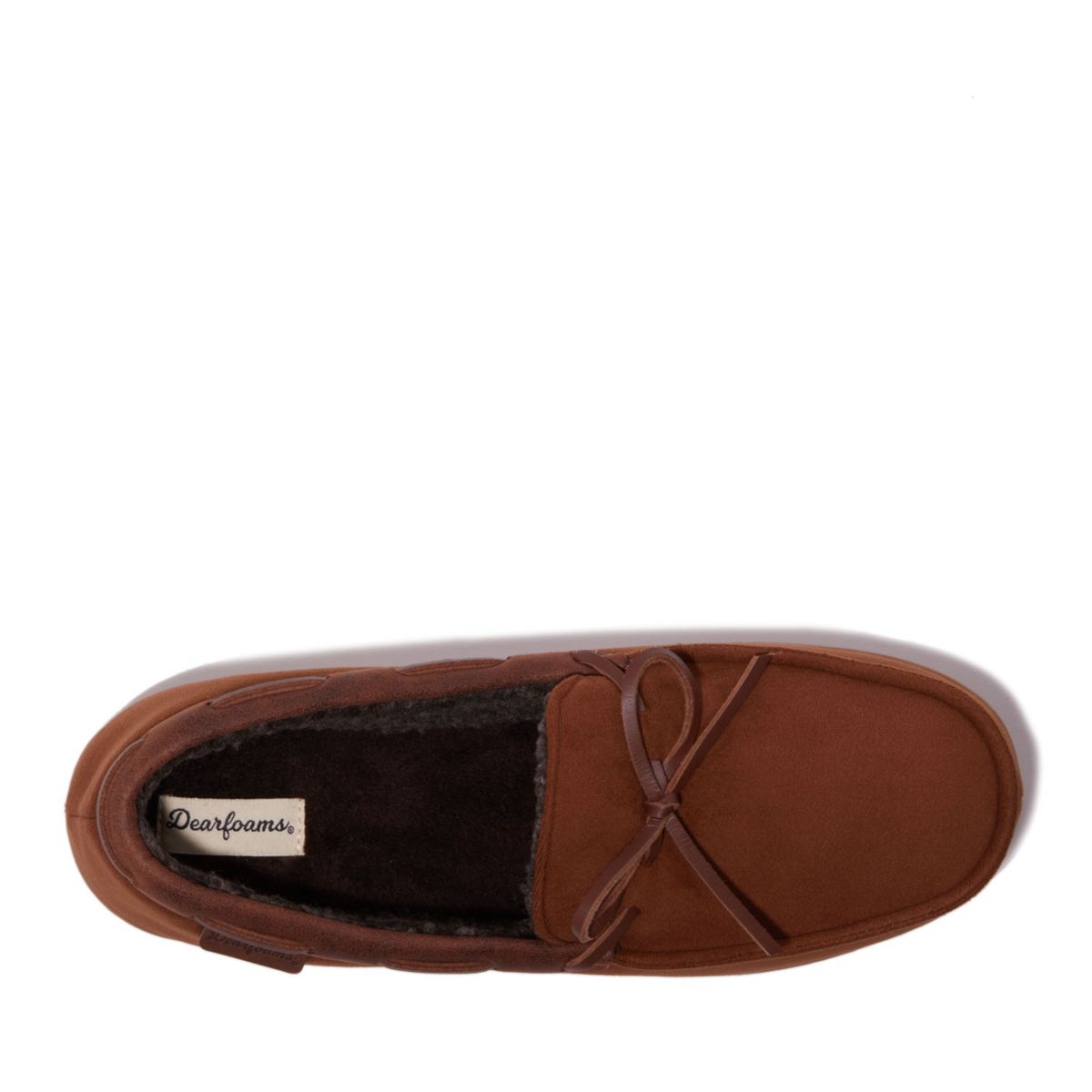 Pierce Microsuede Moc with Tie