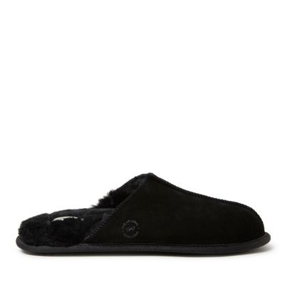 Men's Genuine Suede Closed Toe Scuff