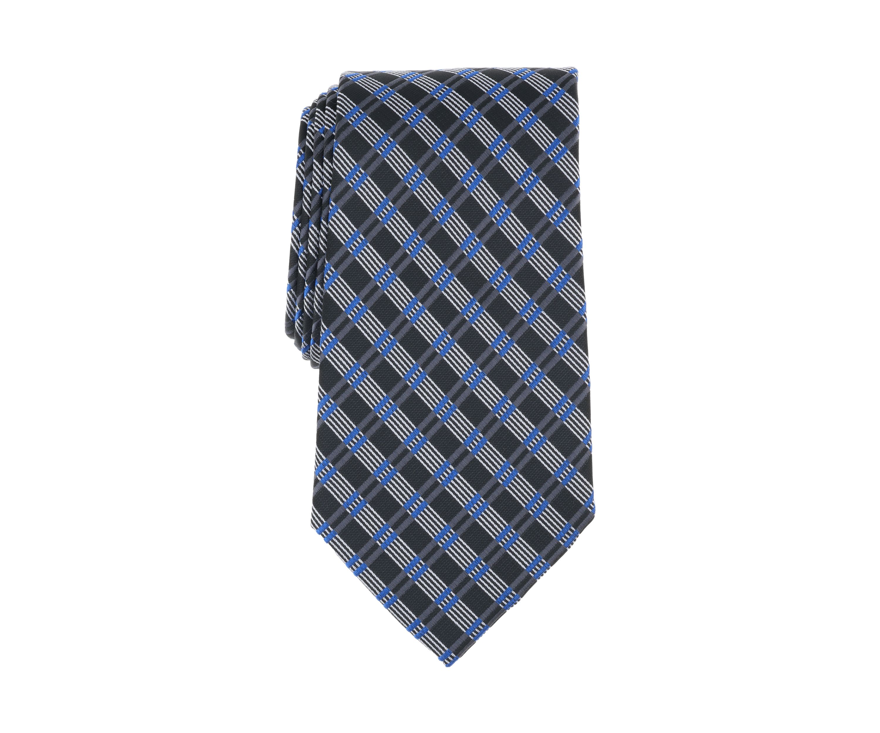 New Bridge Grid Printed Tie