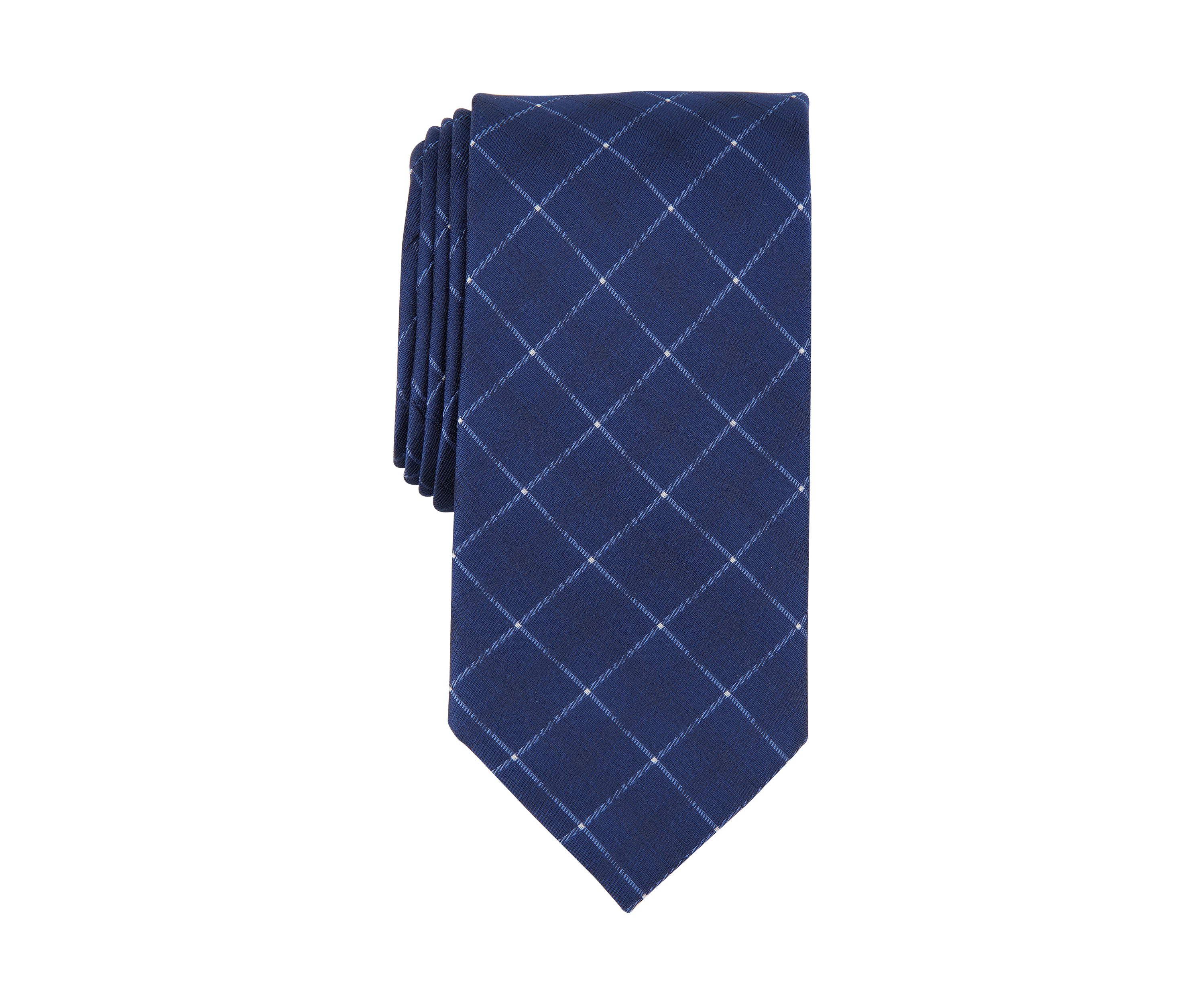 Thanet Grid Printed Tie