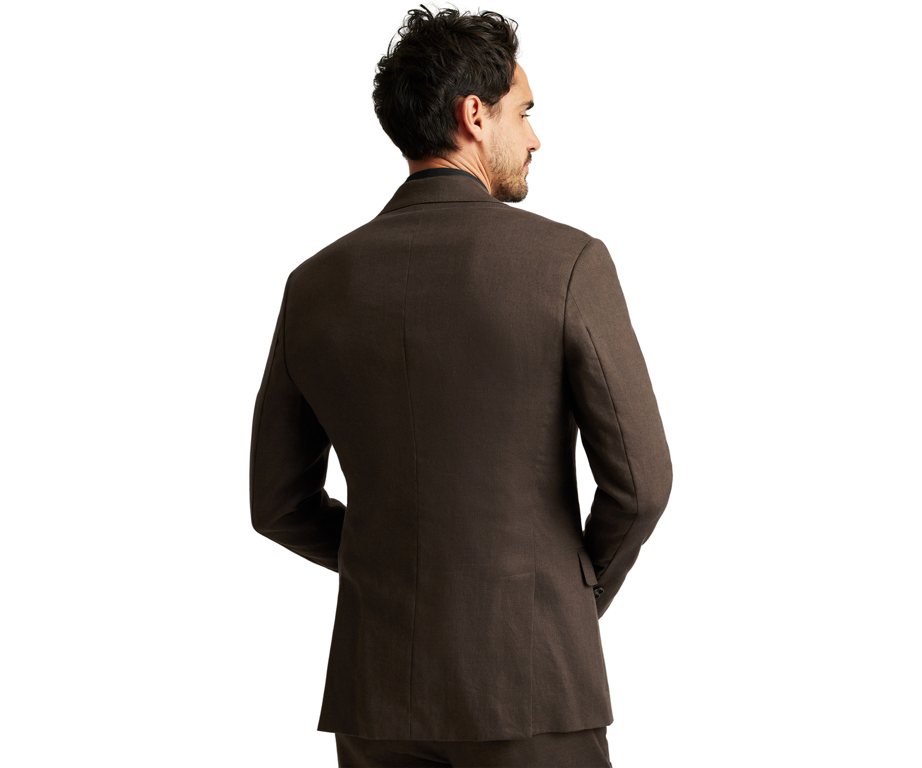 Mens Stretch Linen Suit Jacket