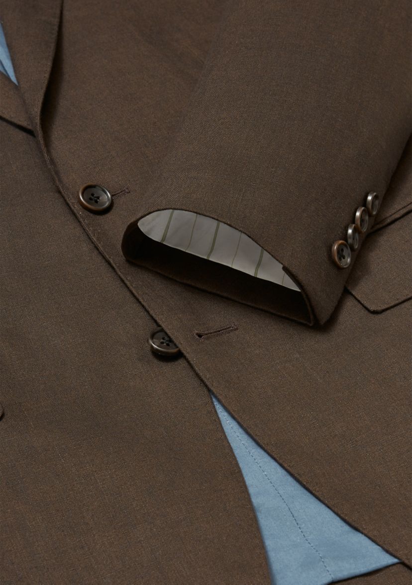 Mens Stretch Linen Suit Jacket