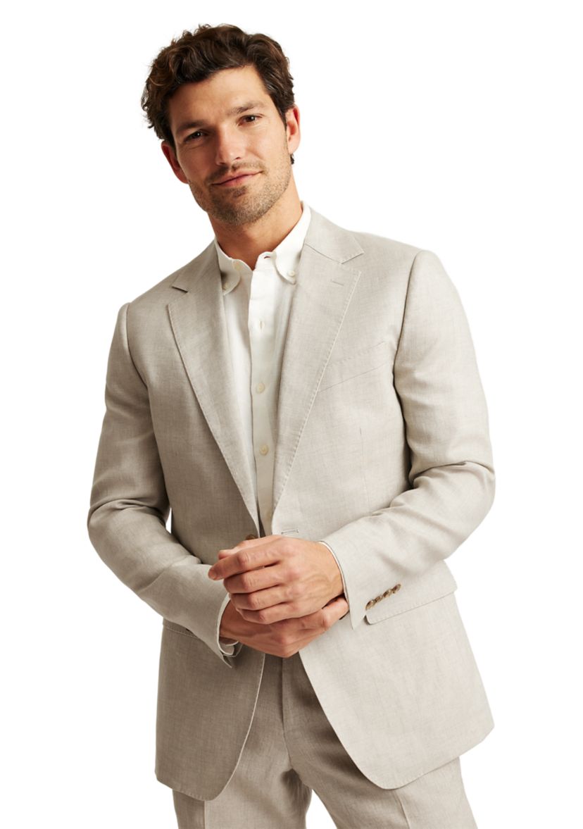 Mens Stretch Linen Suit Jacket