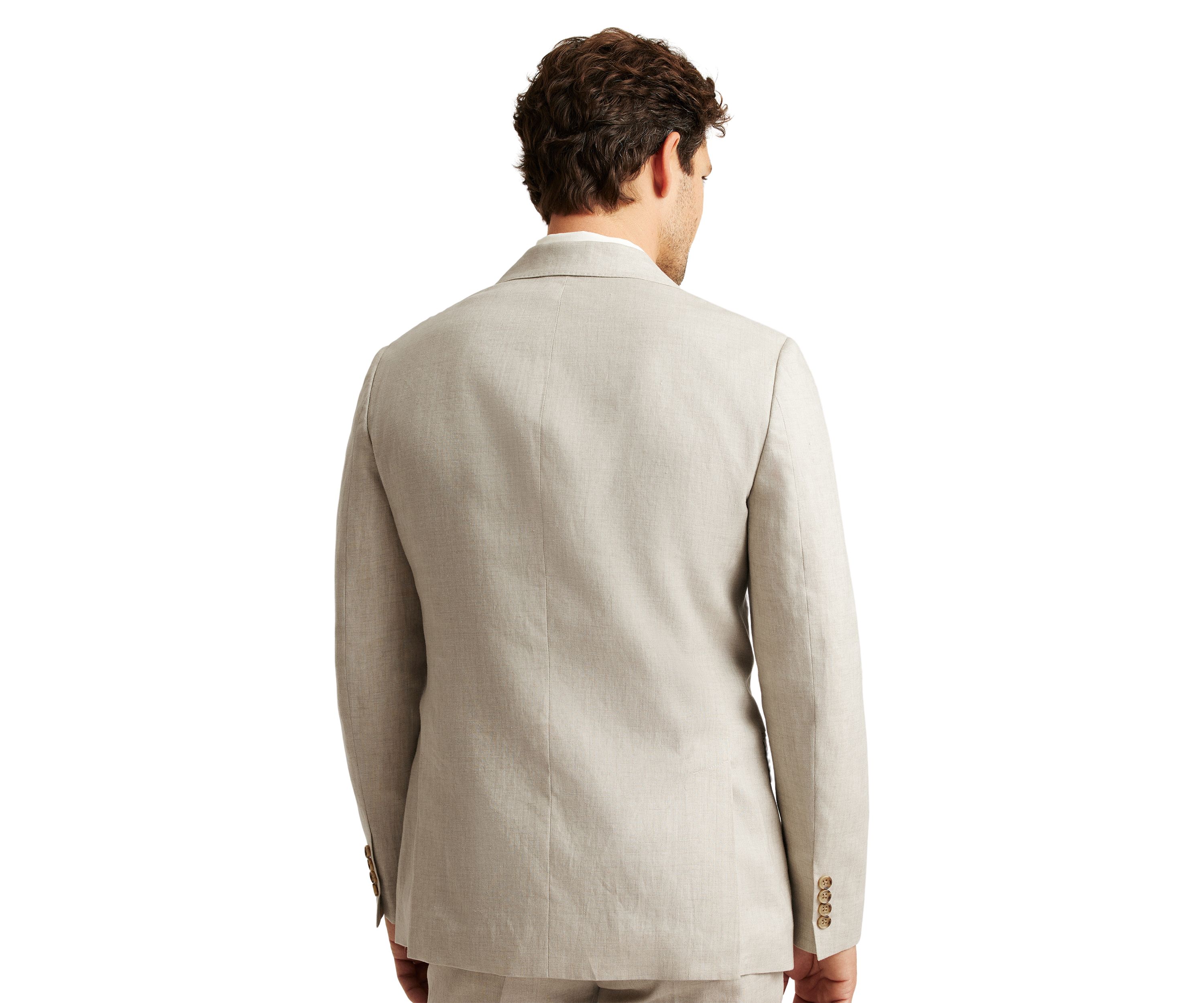 Mens Stretch Linen Suit Jacket