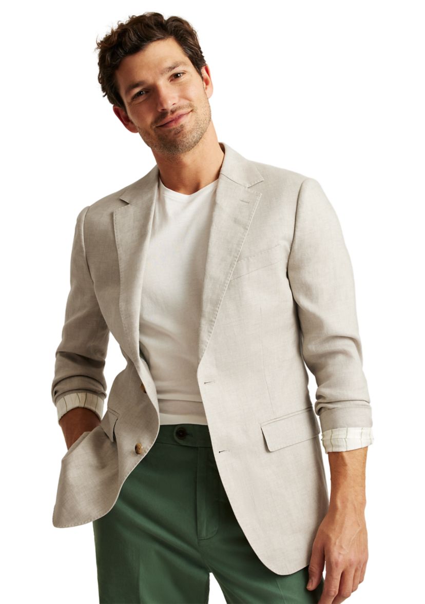 Mens Stretch Linen Suit Jacket