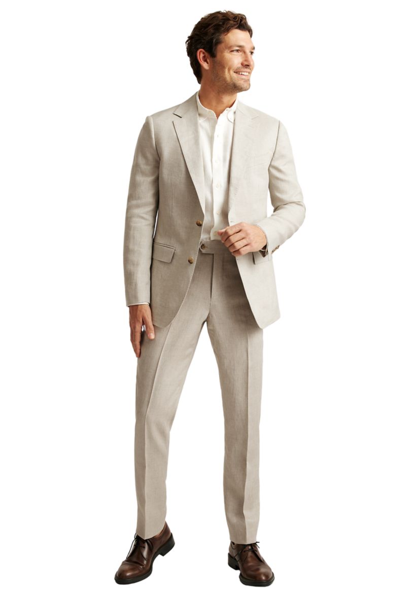 Mens Stretch Linen Suit Jacket