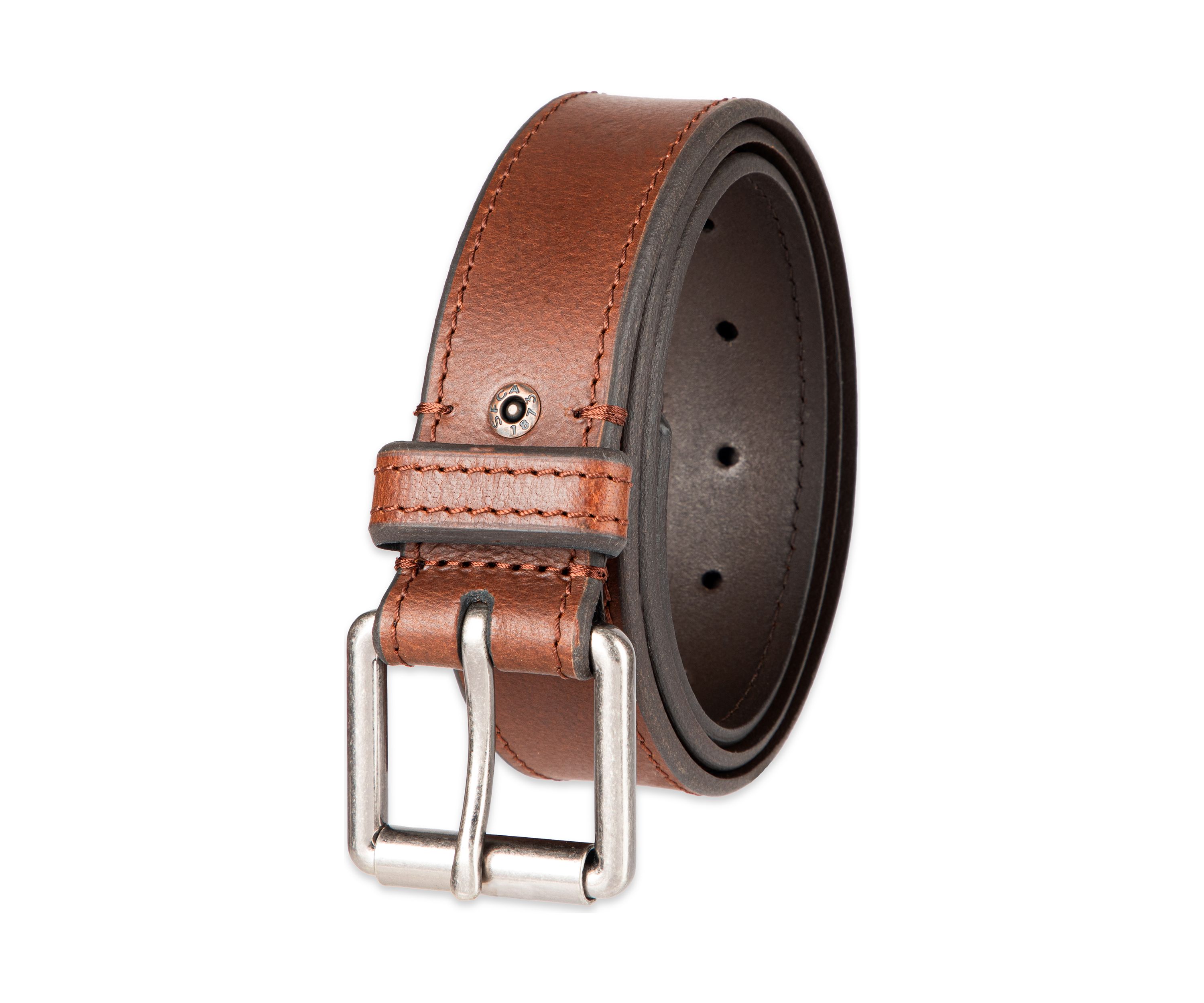 Casual Leather Roller Buckle Belt