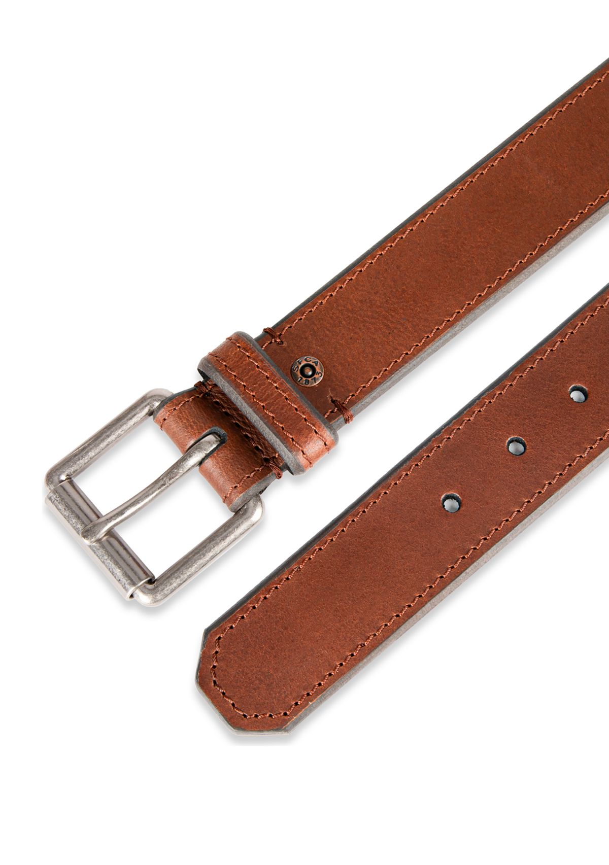 Casual Leather Roller Buckle Belt