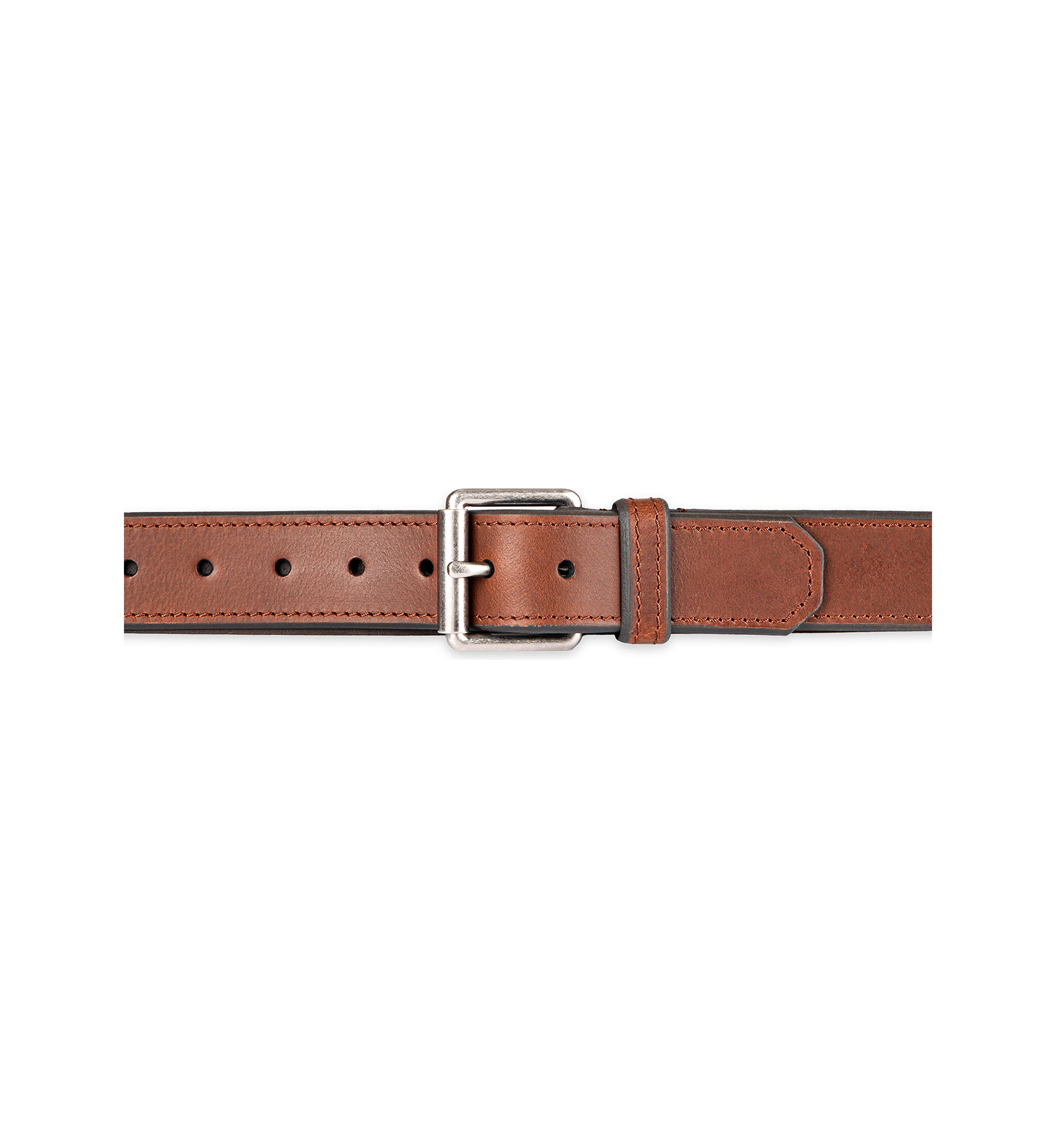 Casual Leather Roller Buckle Belt