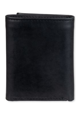 Rico Industries™ NCAA Black Embroidered Leather Billfold