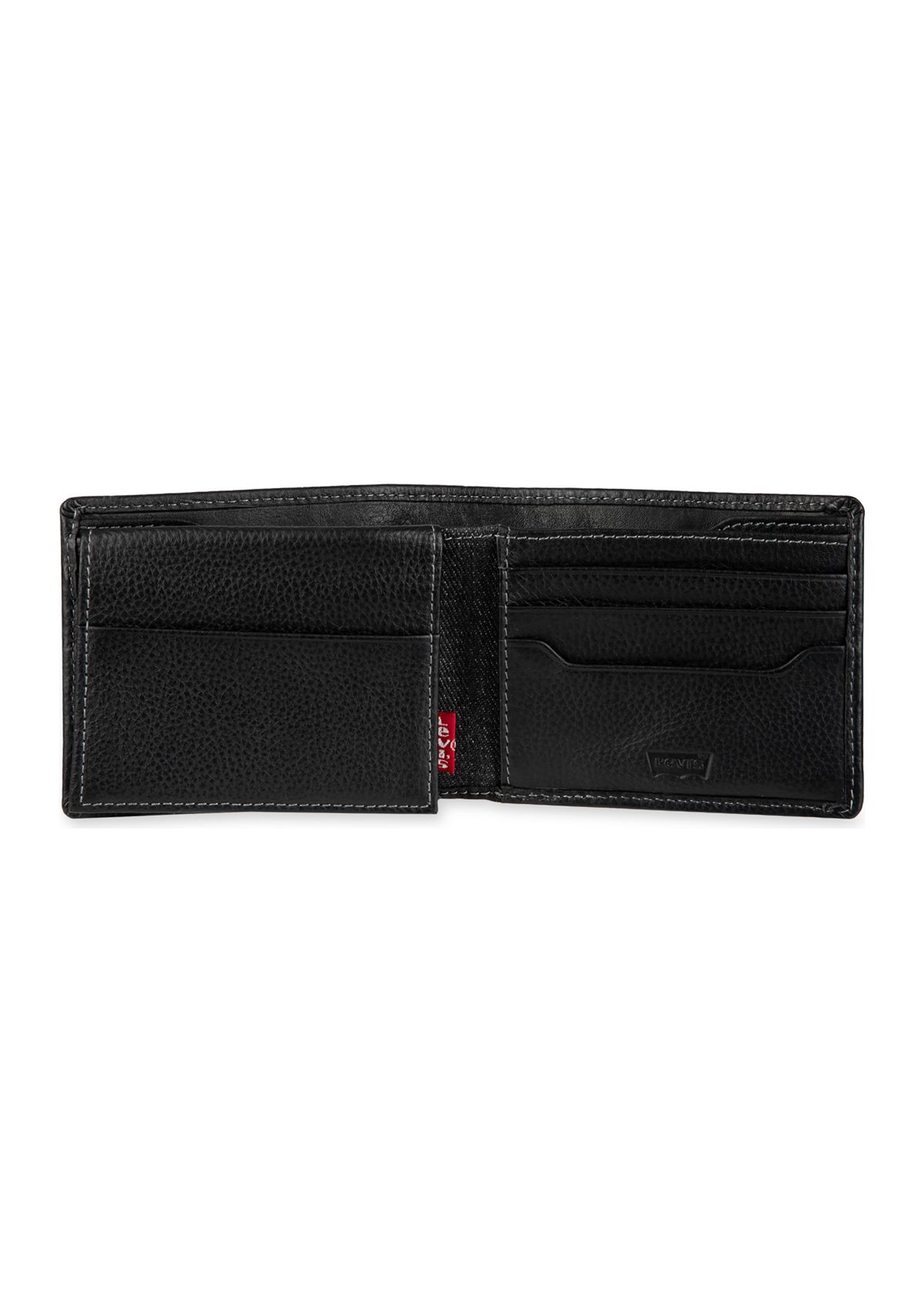 Leather Passcase Ornament Logo Wallet