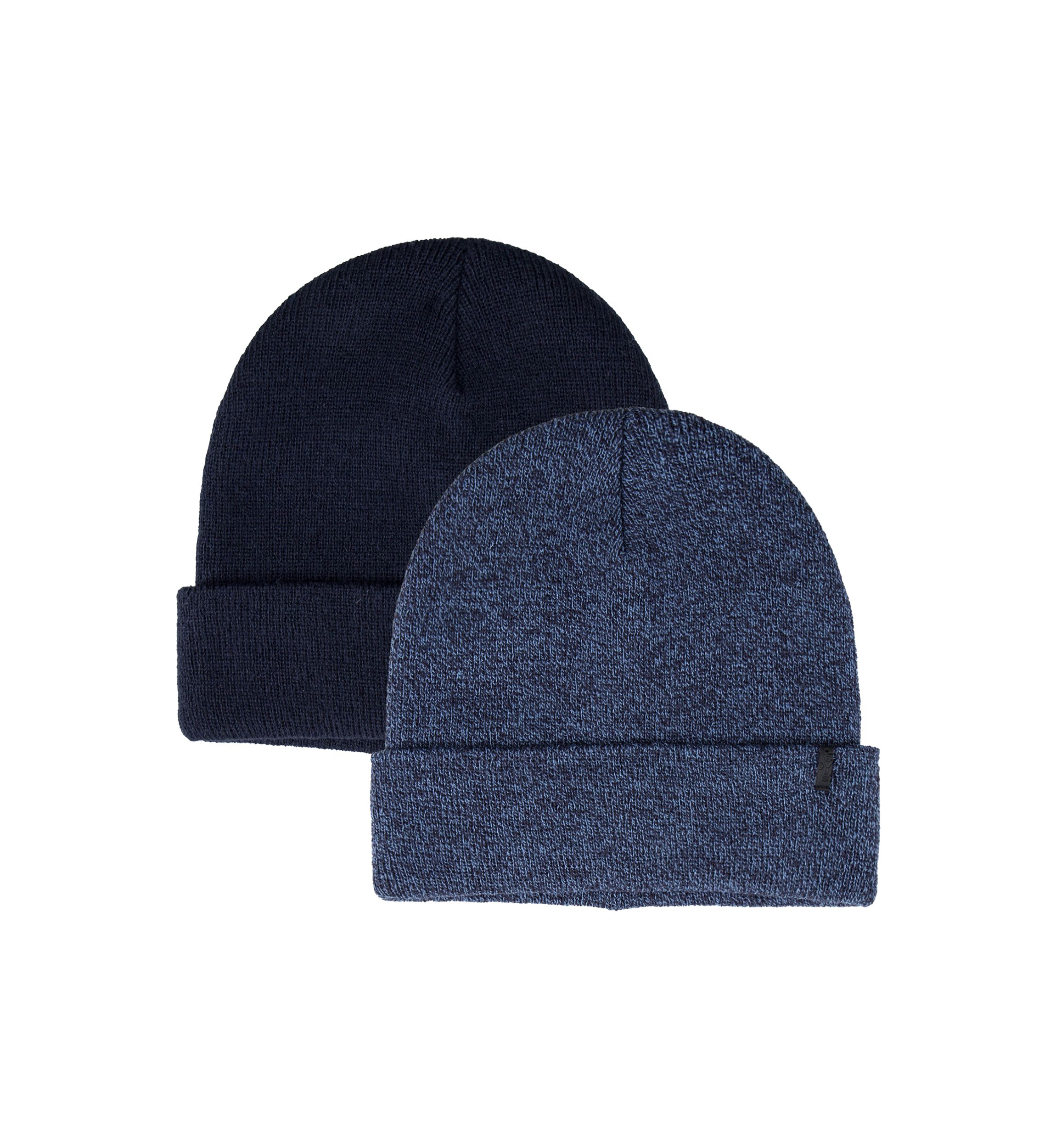 Cuffed Beanie Hats - 2 Pack