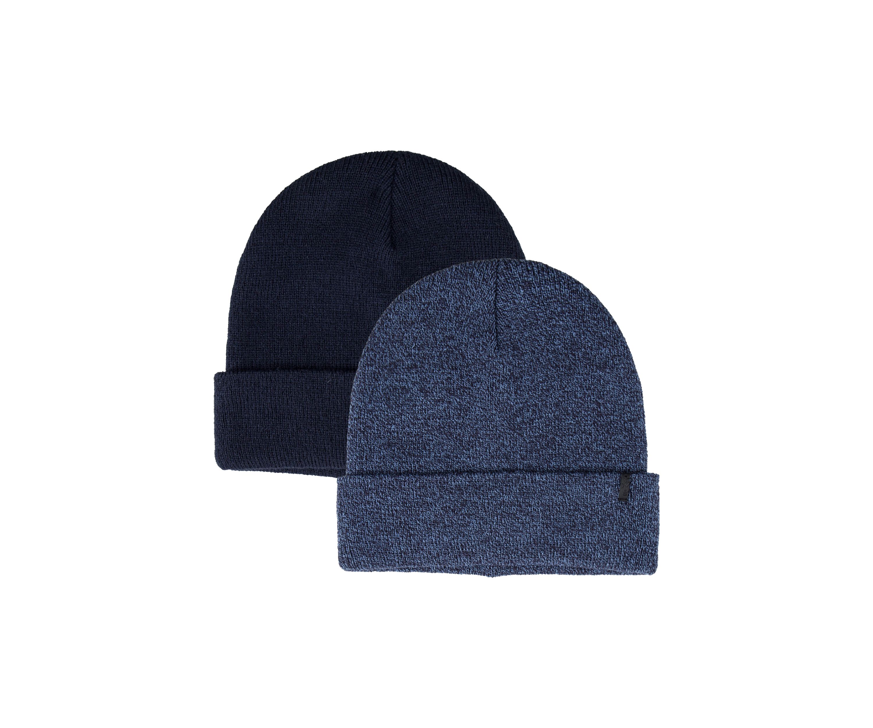 Cuffed Beanie Hats - 2 Pack