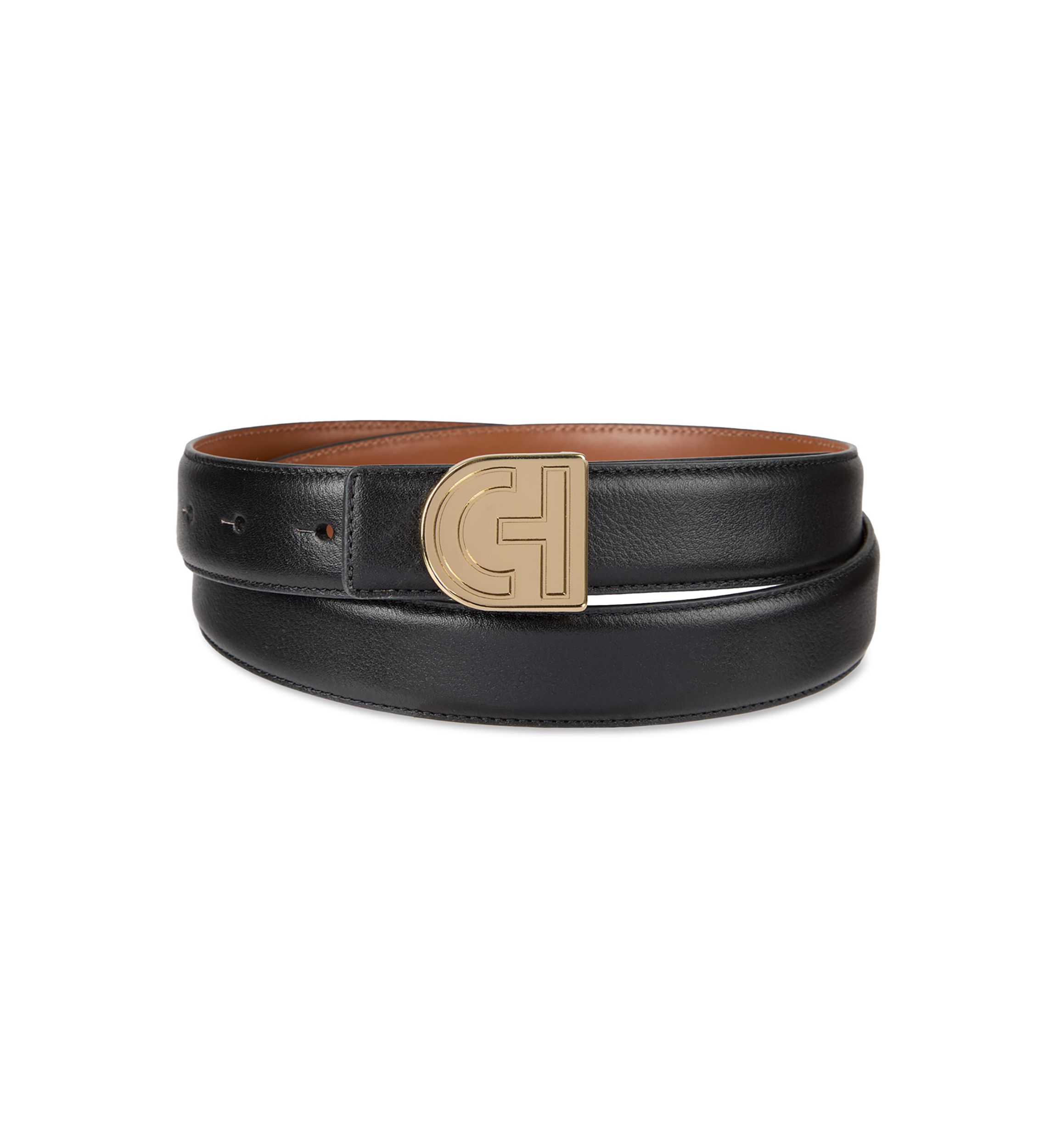 Reversible Belt Strap with Two Interchangebale Buckles Gift Set