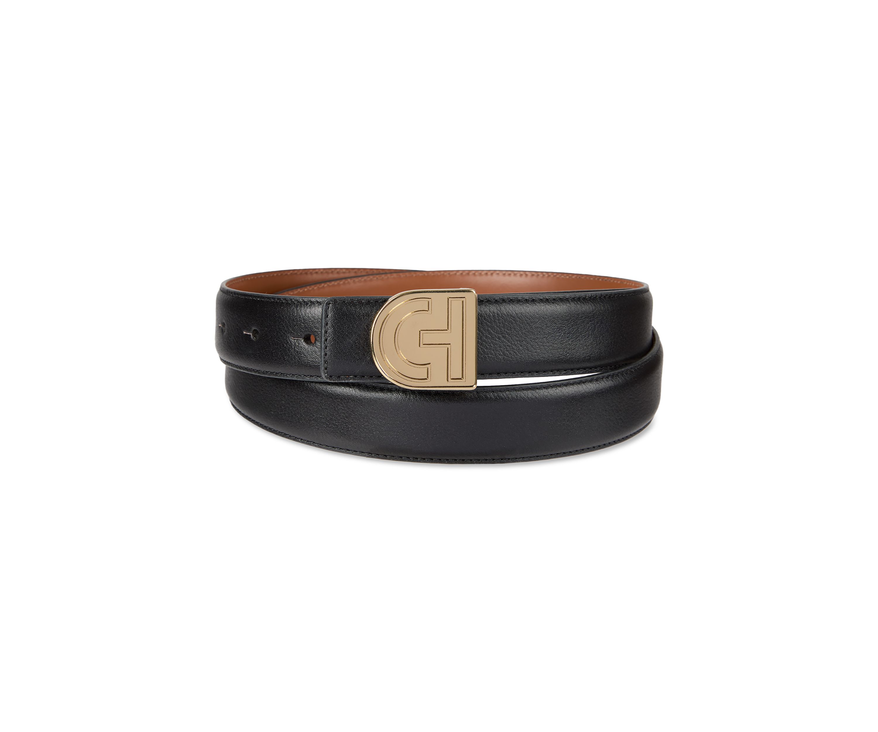 Reversible Belt Strap with Two Interchangebale Buckles Gift Set