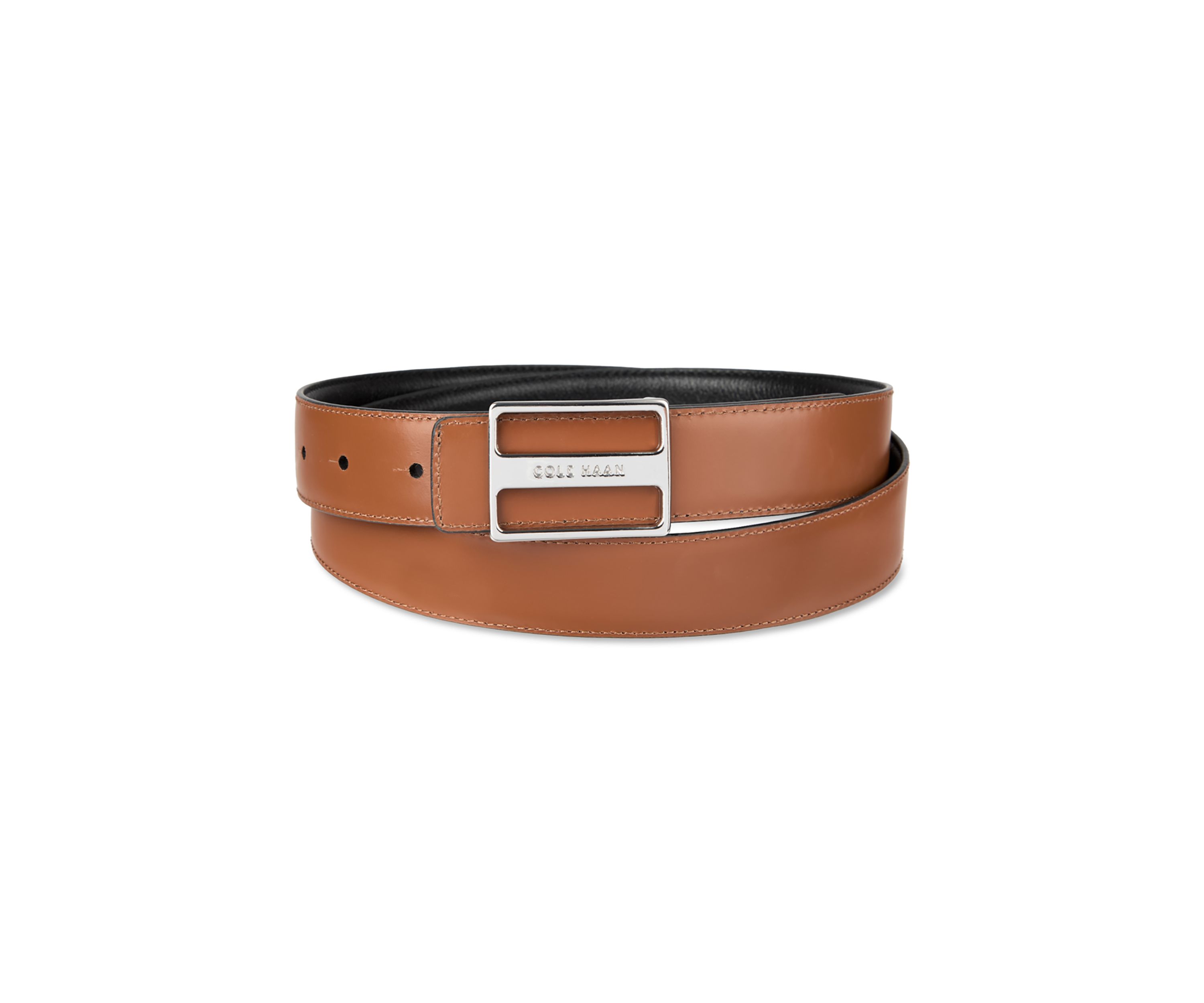 Reversible Belt Strap with Two Interchangebale Buckles Gift Set