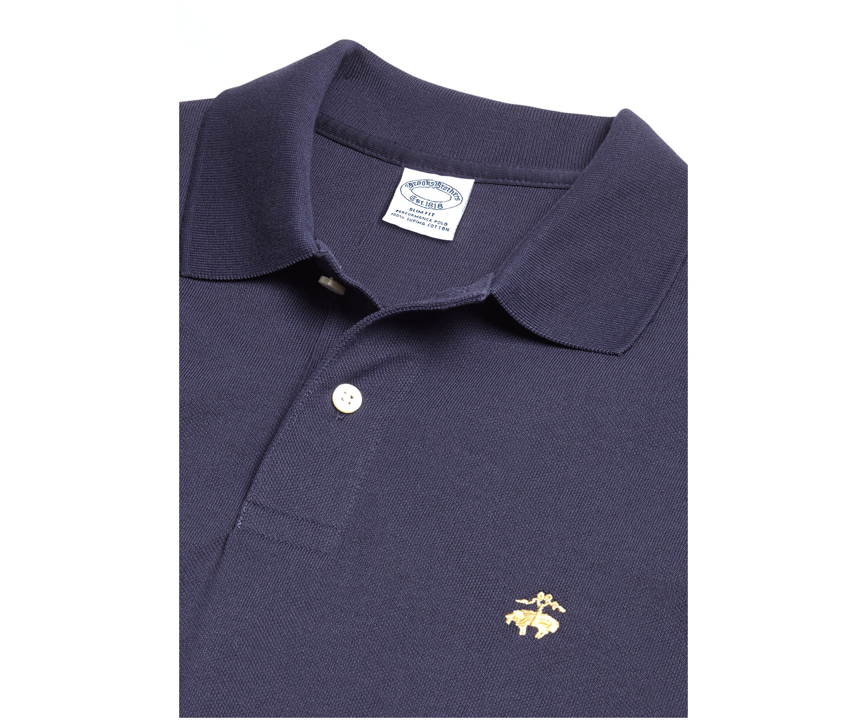 Mens Golden Fleece Slim Fit Stretch Supima Polo Shirt