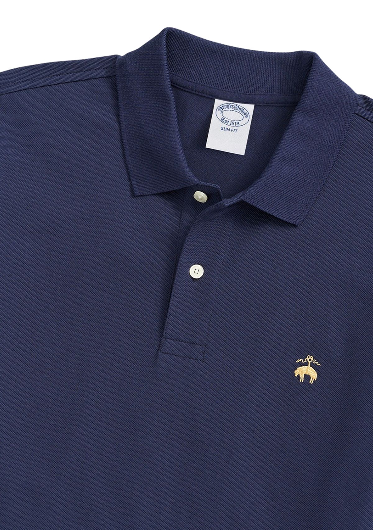 Mens Golden Fleece® Slim Fit Stretch Supima® Long Sleeve Polo Shirt 