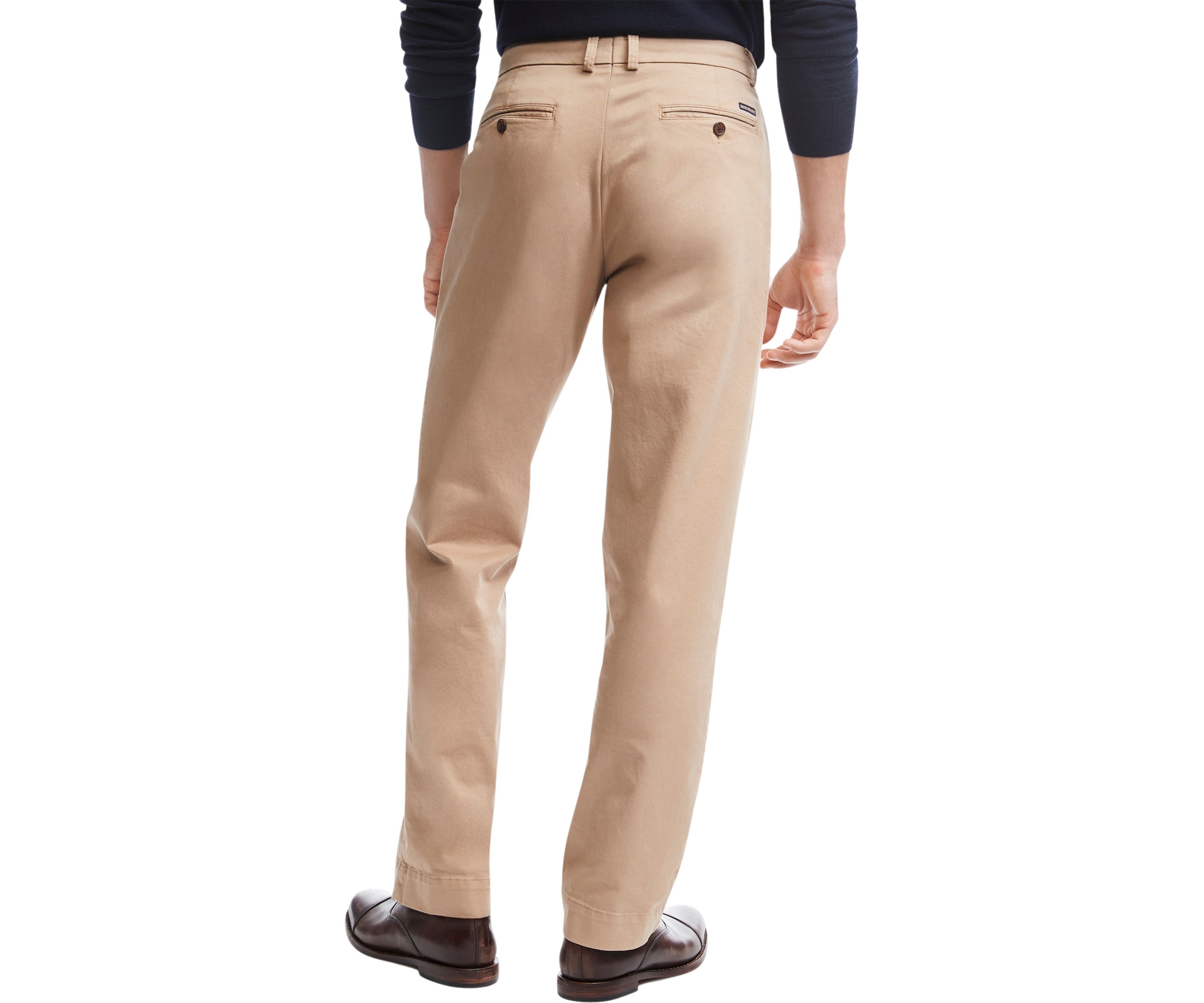 Mens Modern Pleated Chino Pants
