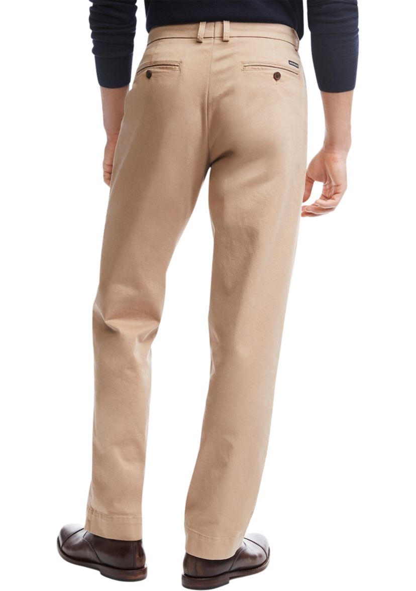 Mens Modern Pleated Chino Pants