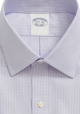 Brooks Brothers Jacquard Dot Shirt in White