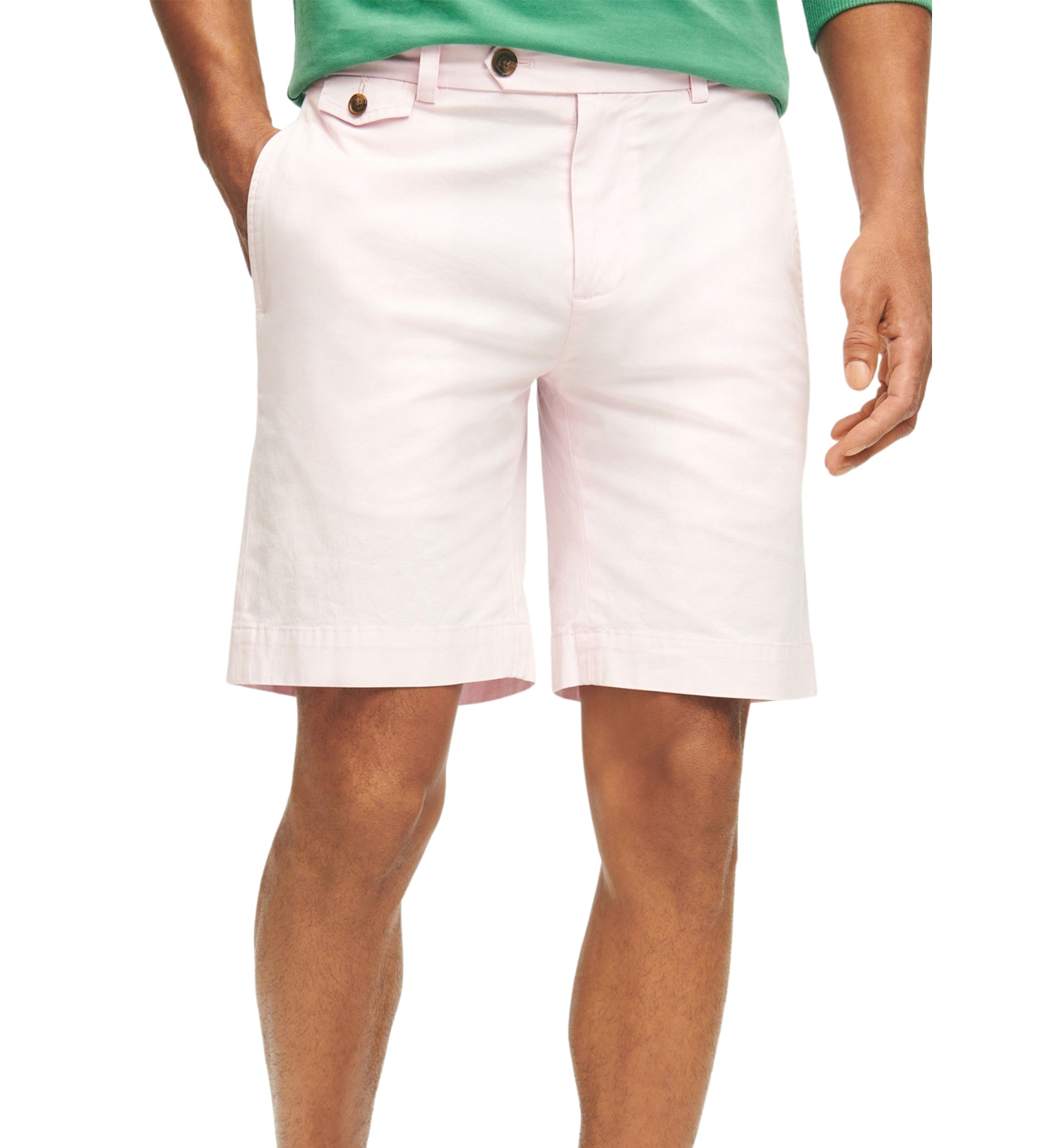 Mens 9" Stretch Supima Cotton Poplin Shorts