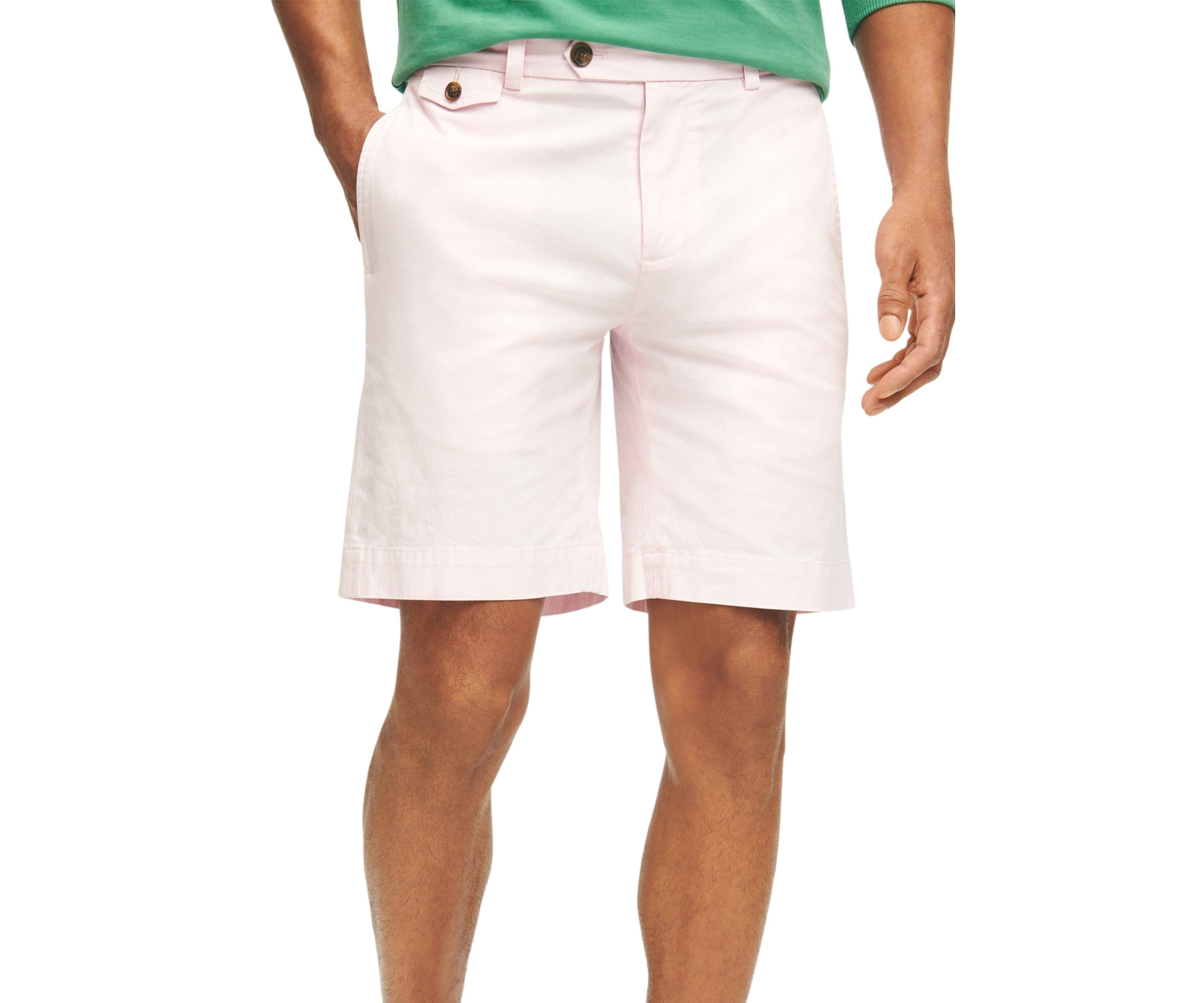 Mens 9" Stretch Supima Cotton Poplin Shorts