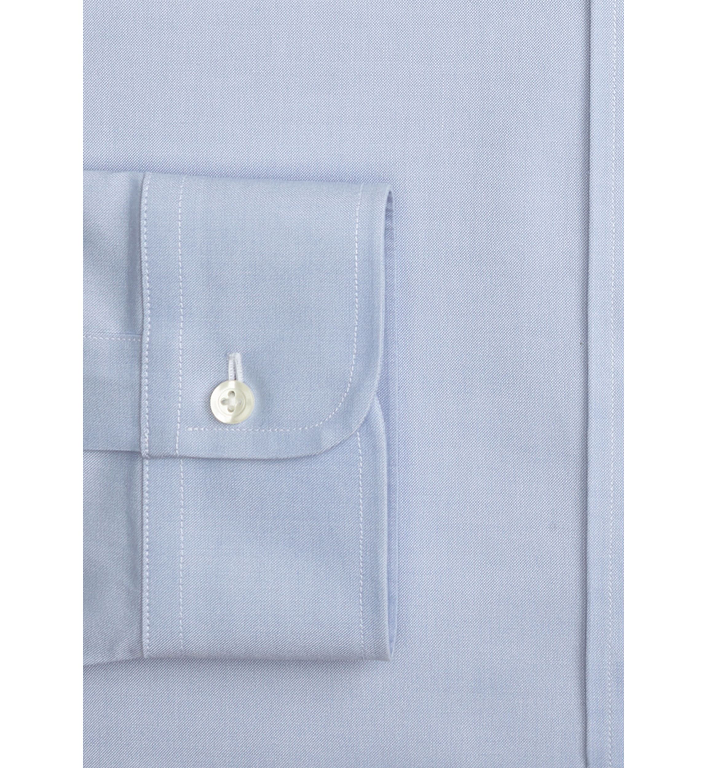 Mens Stretch Supima Cotton Non-Iron Pinpoint Oxford Ainsley Collar Dress Shirt