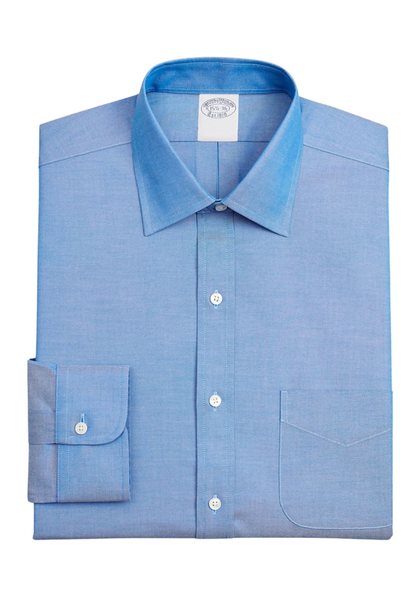 Stretch Supima Cotton Non-Iron Pinpoint Oxford Ainsley Collar Dress Shirt