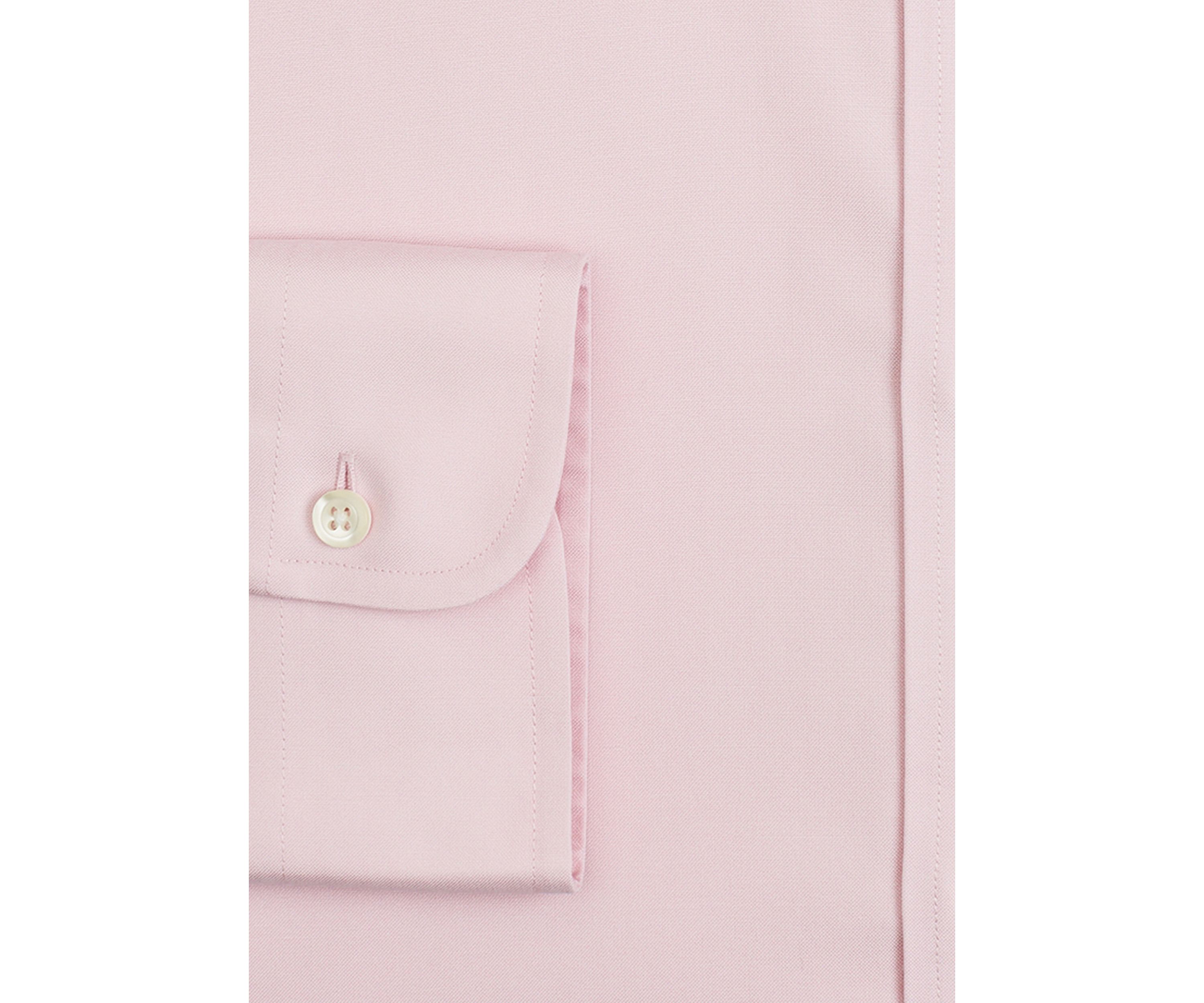 Mens Stretch Supima® Cotton Non Iron Pinpoint Oxford Button Down Collar Dress Shirt