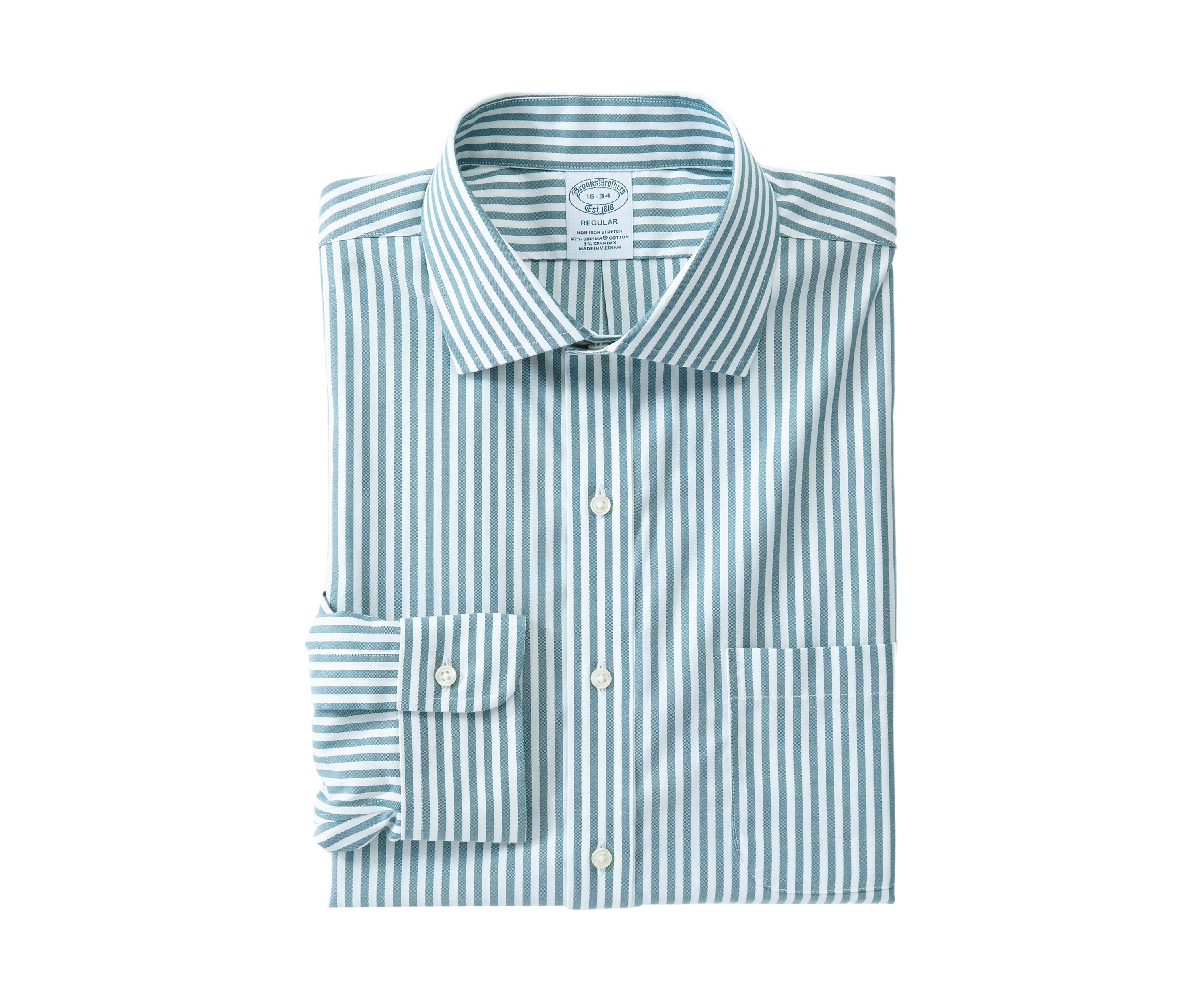 Mens Regular Fit Striped Shirt