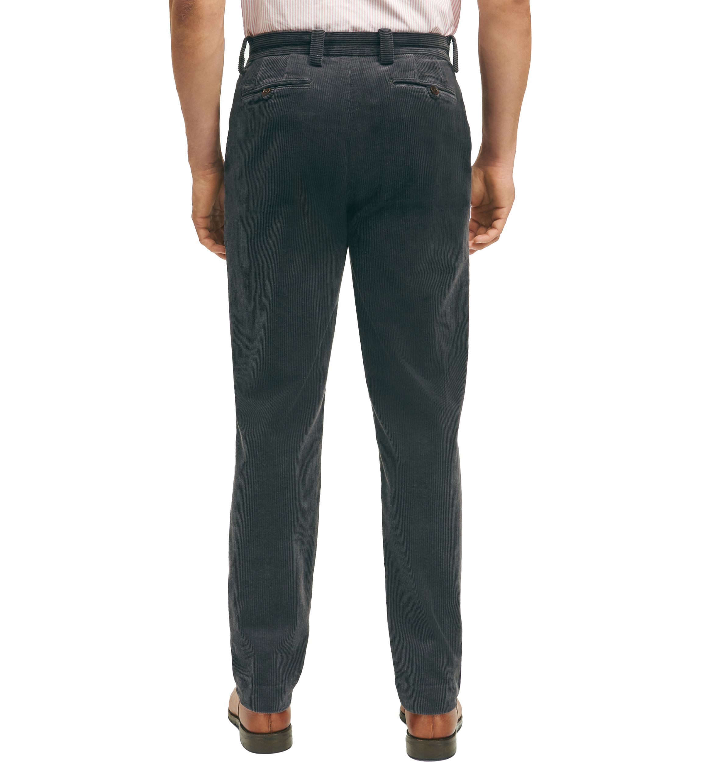 Mens Slim Fit Cotton Wide Wale Corduroy Pants