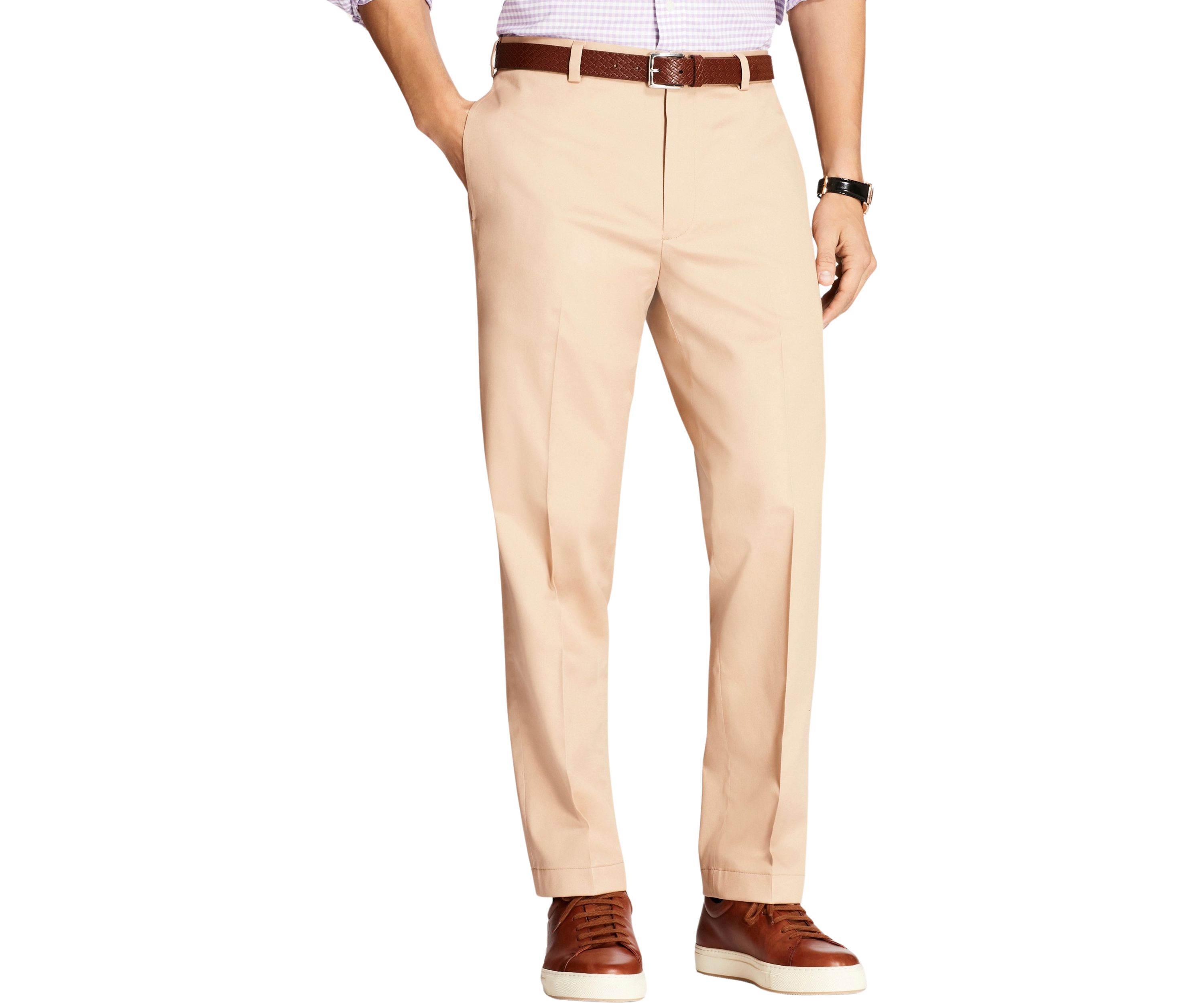 Mens Regular Fit Stretch Cotton Advantage Chino Pants