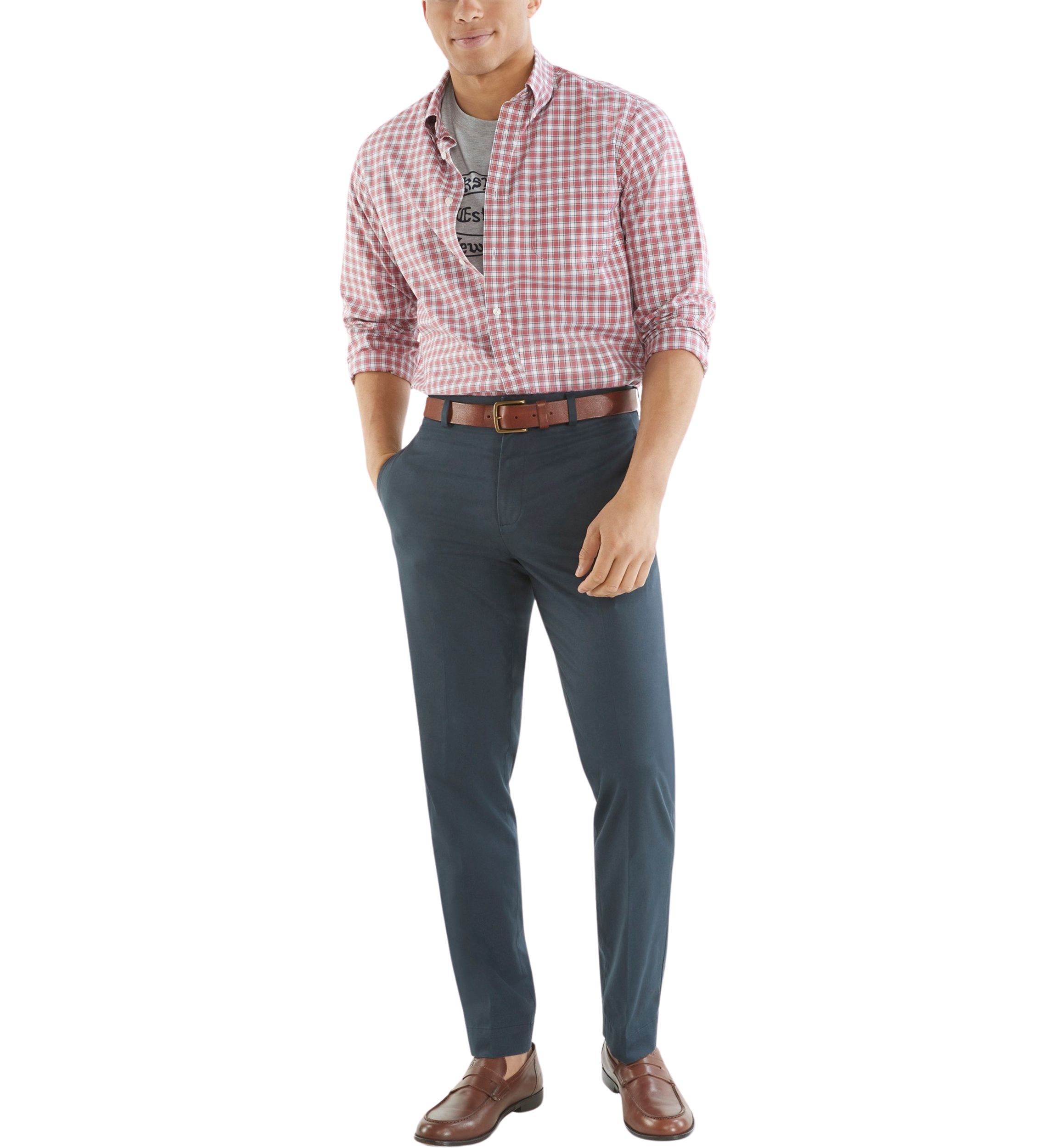 Mens Regular Fit Stretch Cotton Advantage Chino Pants