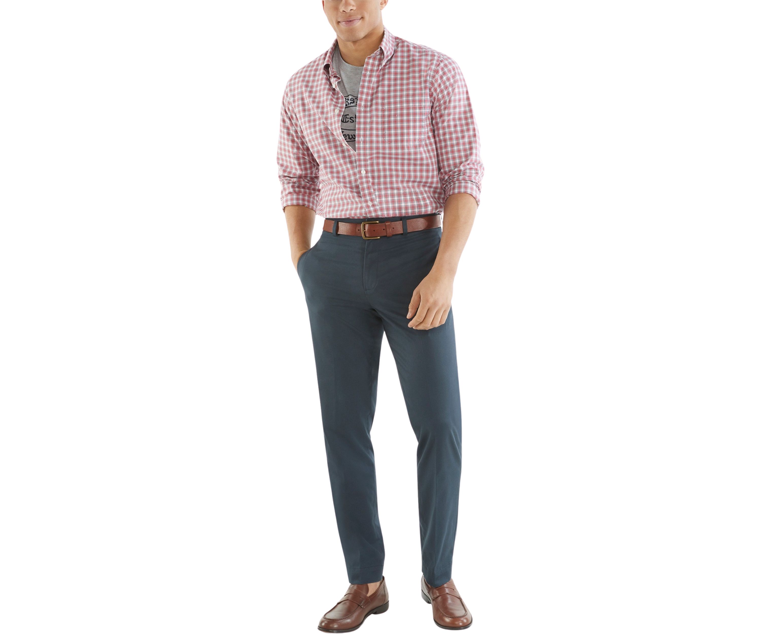 Mens Regular Fit Stretch Cotton Advantage Chino Pants