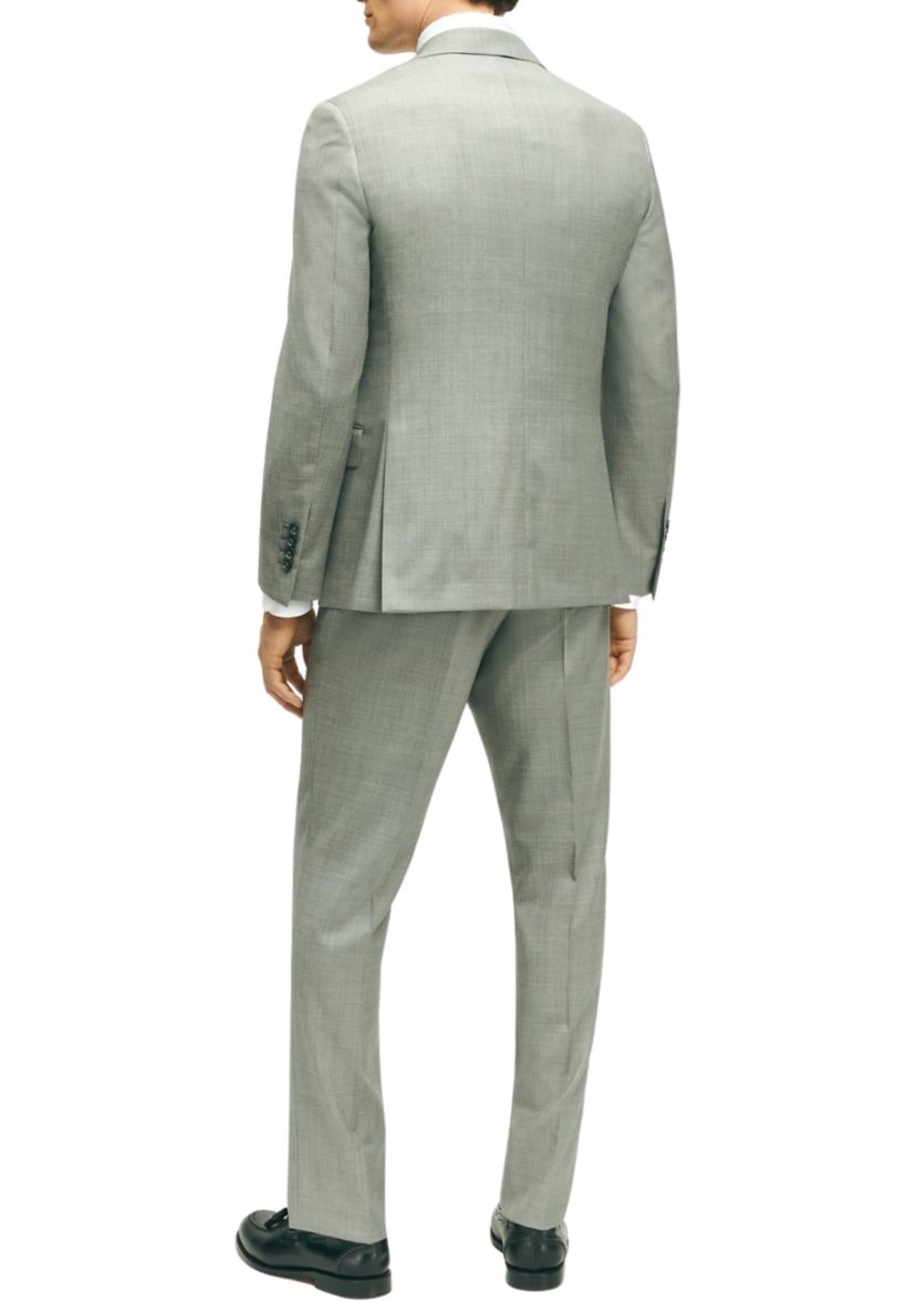 Mens Classic Fit Wool Sharkskin 1818 Suit