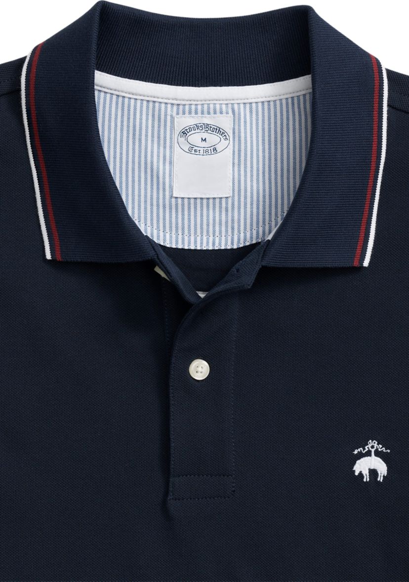 Womens Golden Fleece Supima Tipped Polo Shirt