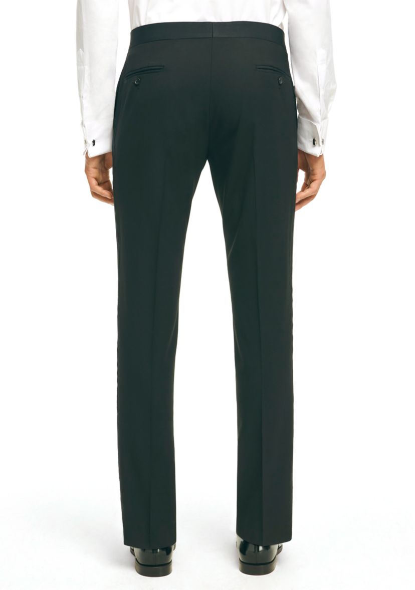 Mens Explorer Collection Classic Fit Wool Tuxedo Pants