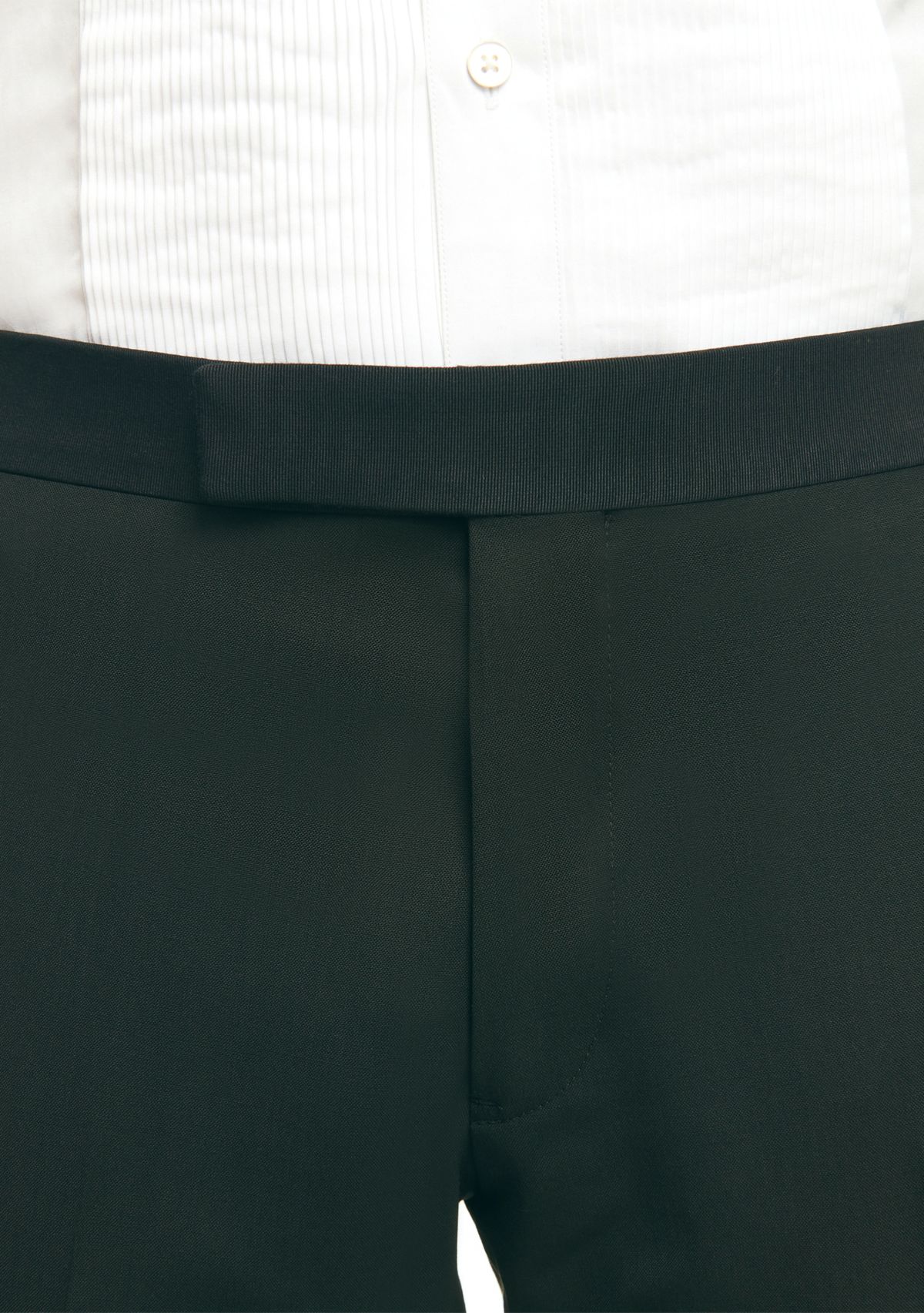 Mens Explorer Collection Classic Fit Wool Tuxedo Pants