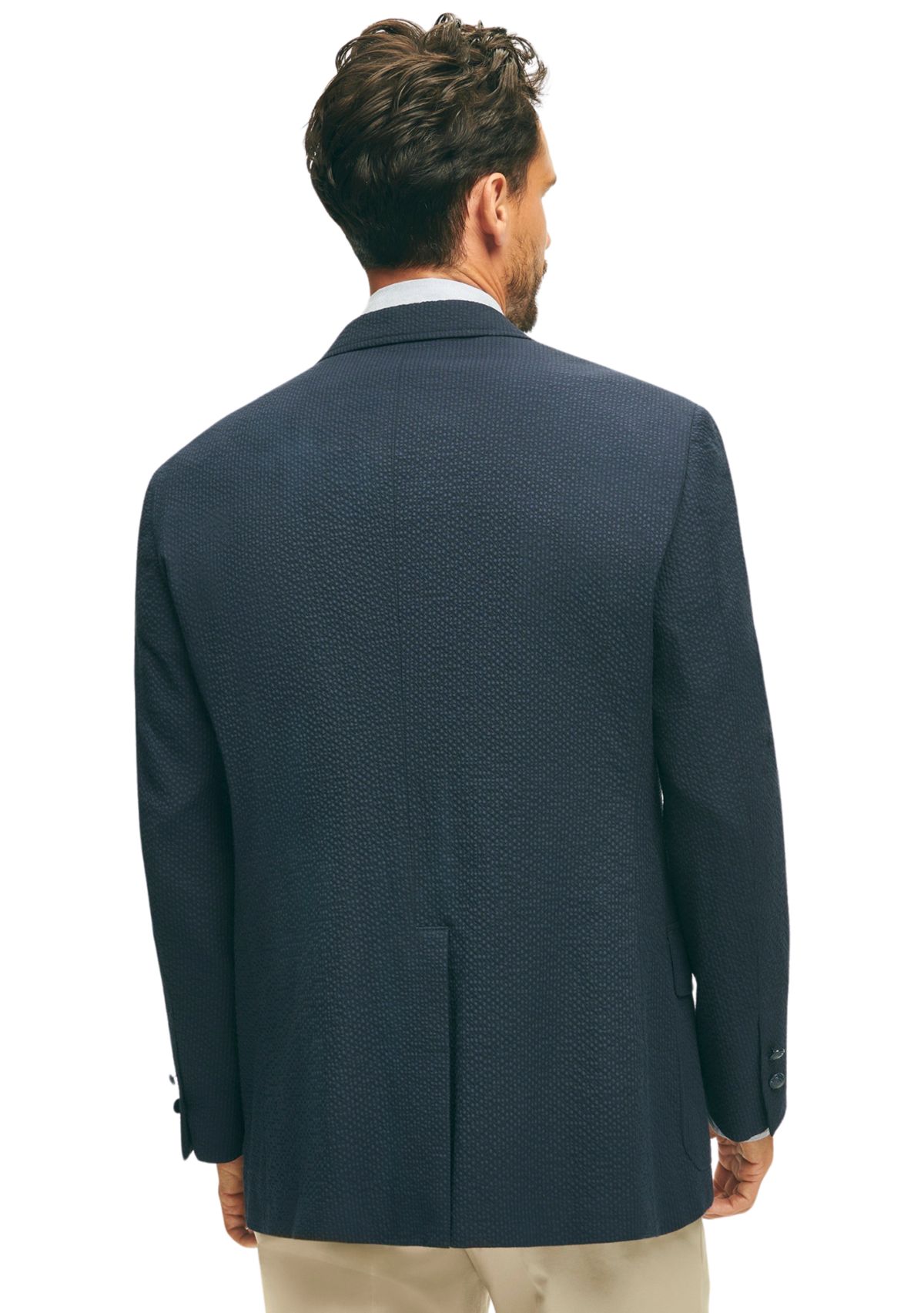 The Sack Blazer in Seersucker Fun Stripe