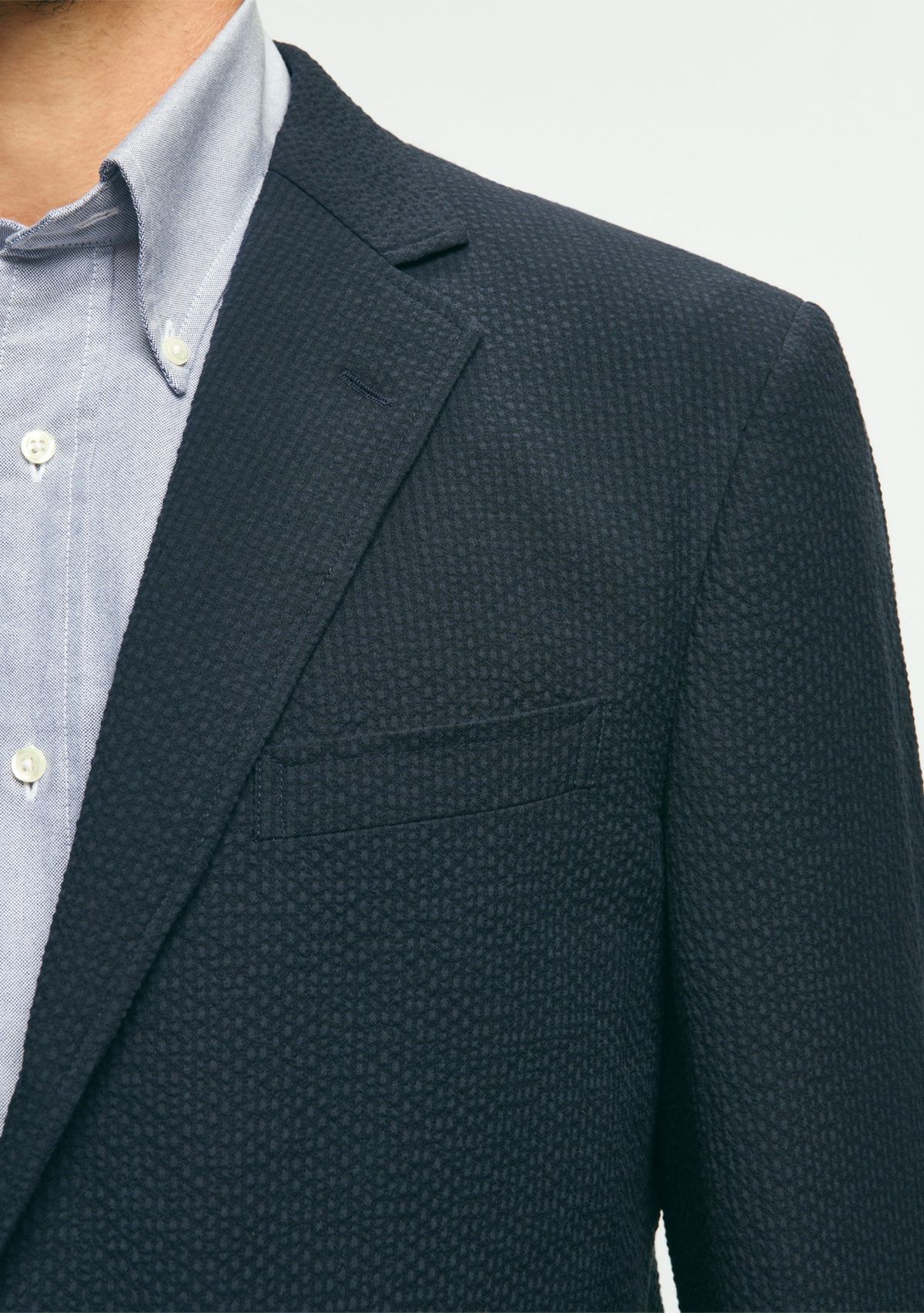 The Sack Blazer in Seersucker Fun Stripe