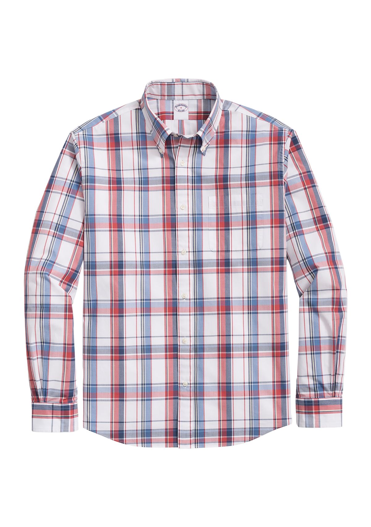Mens Poplin Plaid Friday Shirt