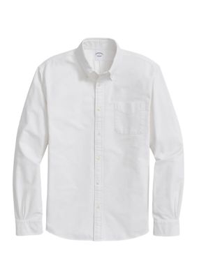 Brooks Brothers Men's Friday Shirt, Oxford, White, 2XL