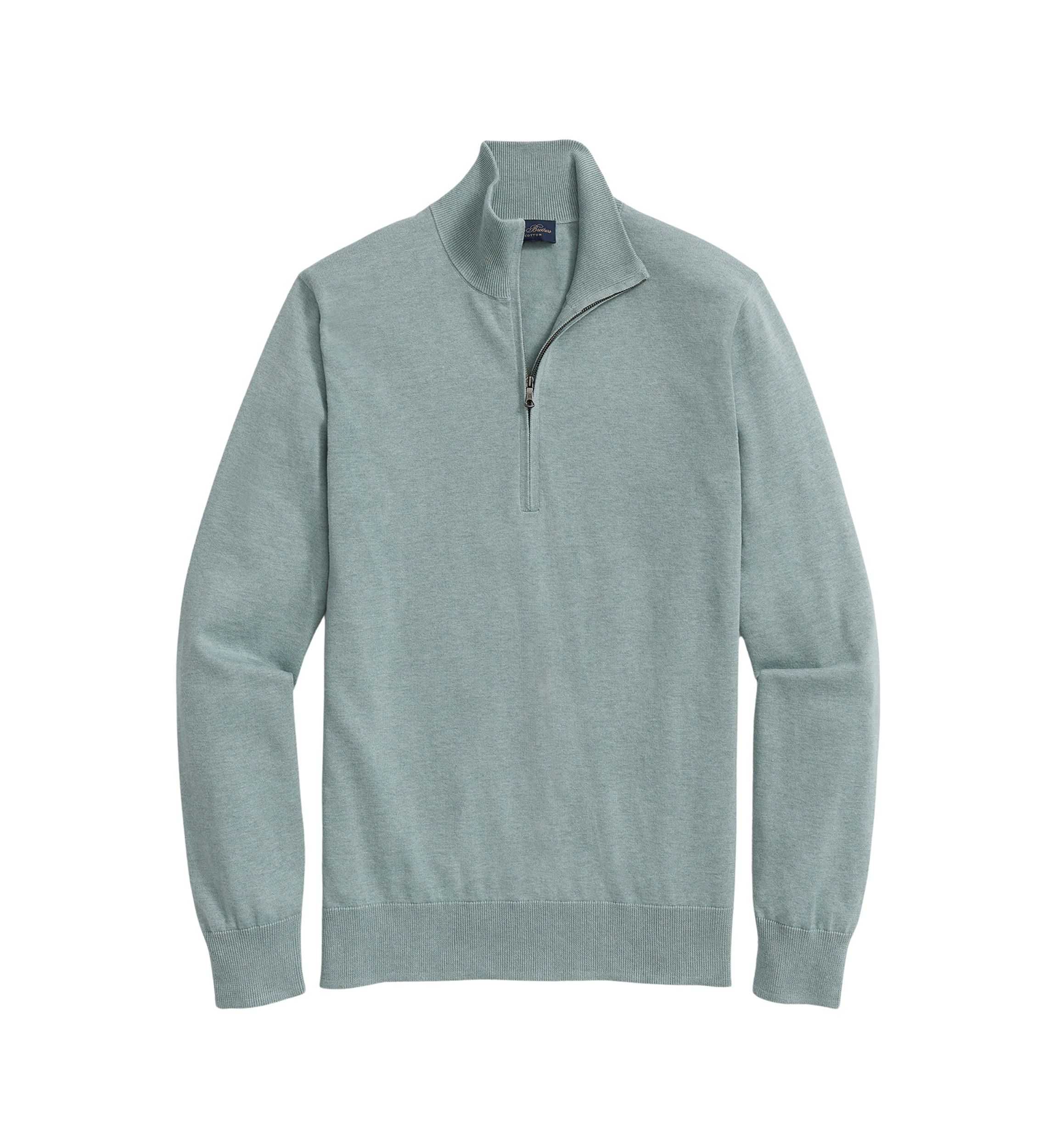 Supima Cotton Half-Zip Sweater