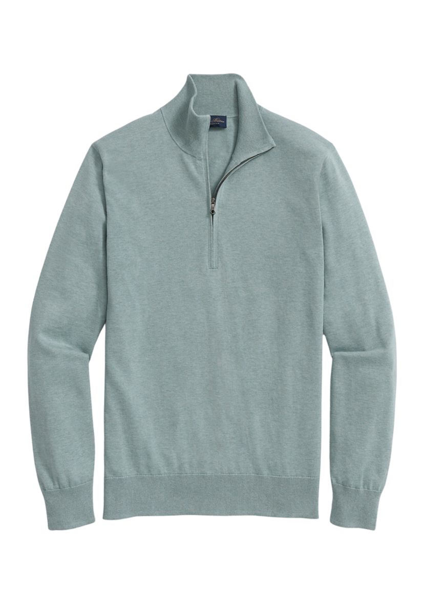Supima Cotton Half-Zip Sweater