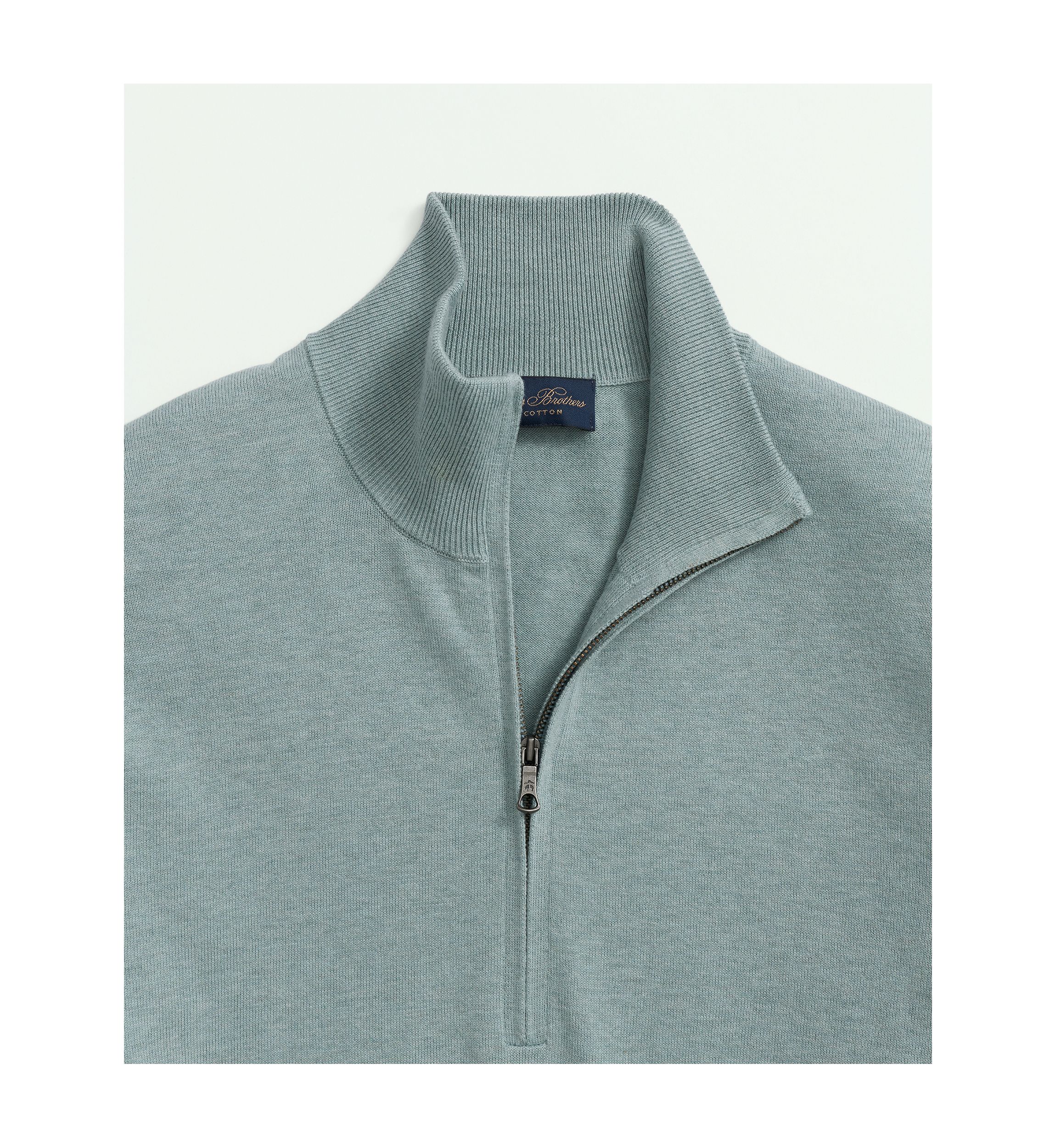 Supima Cotton Half-Zip Sweater