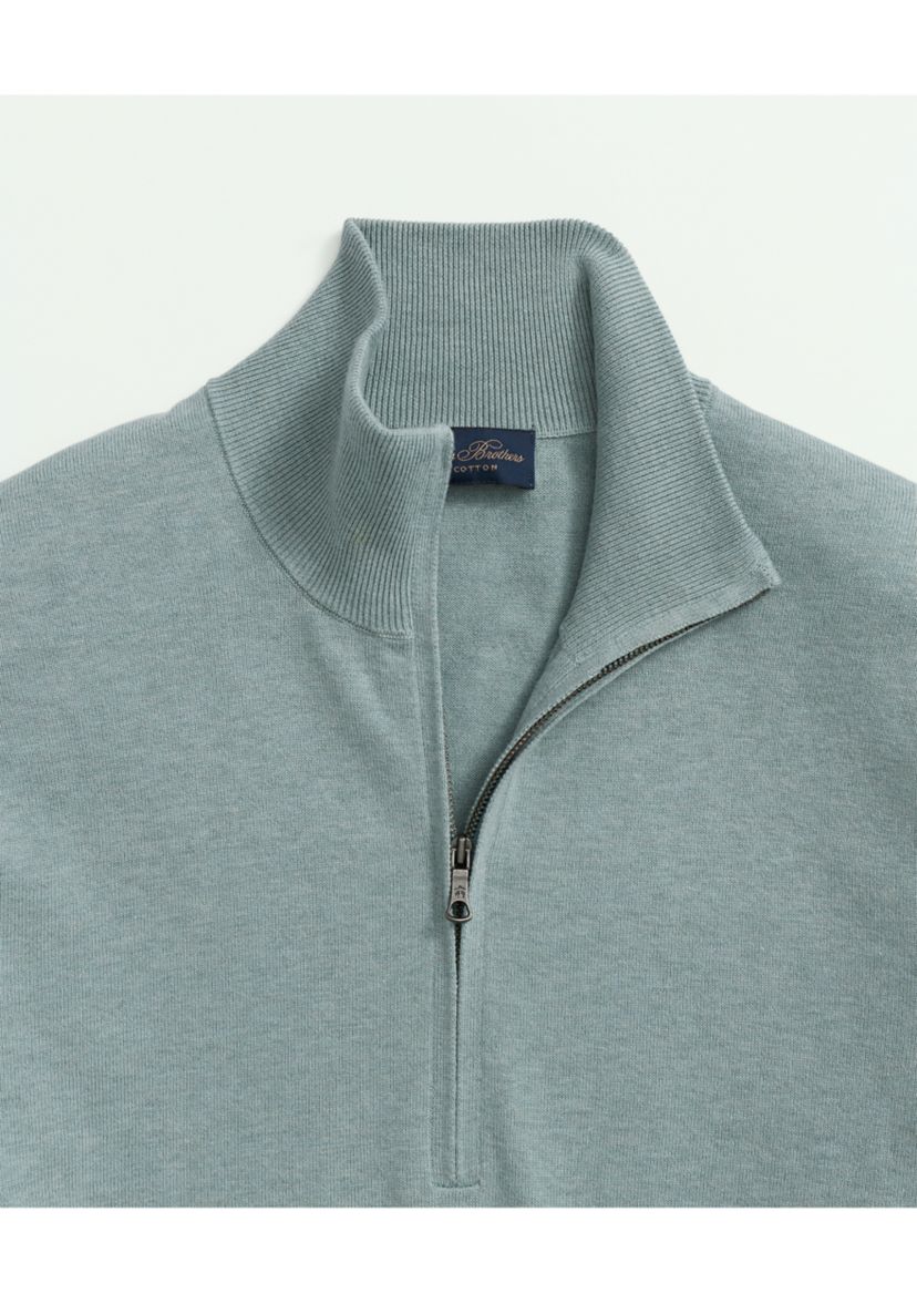 Supima Cotton Half-Zip Sweater